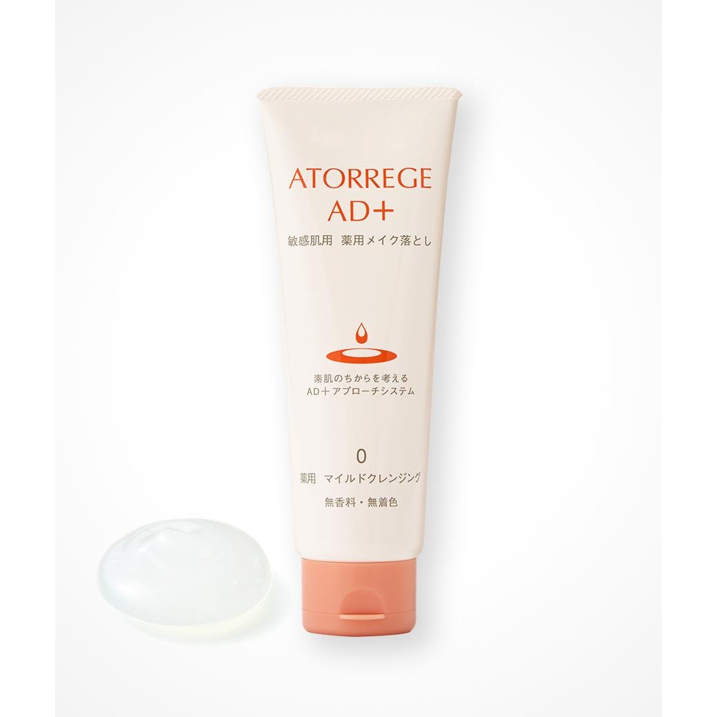 Atorrege AD+ Gentle Cleansing Gel Makeup Remover for Sensitive Skin - 125g | Hypoallergenic, Fragrance-Free | Perfect for Daily Skincare & Travel