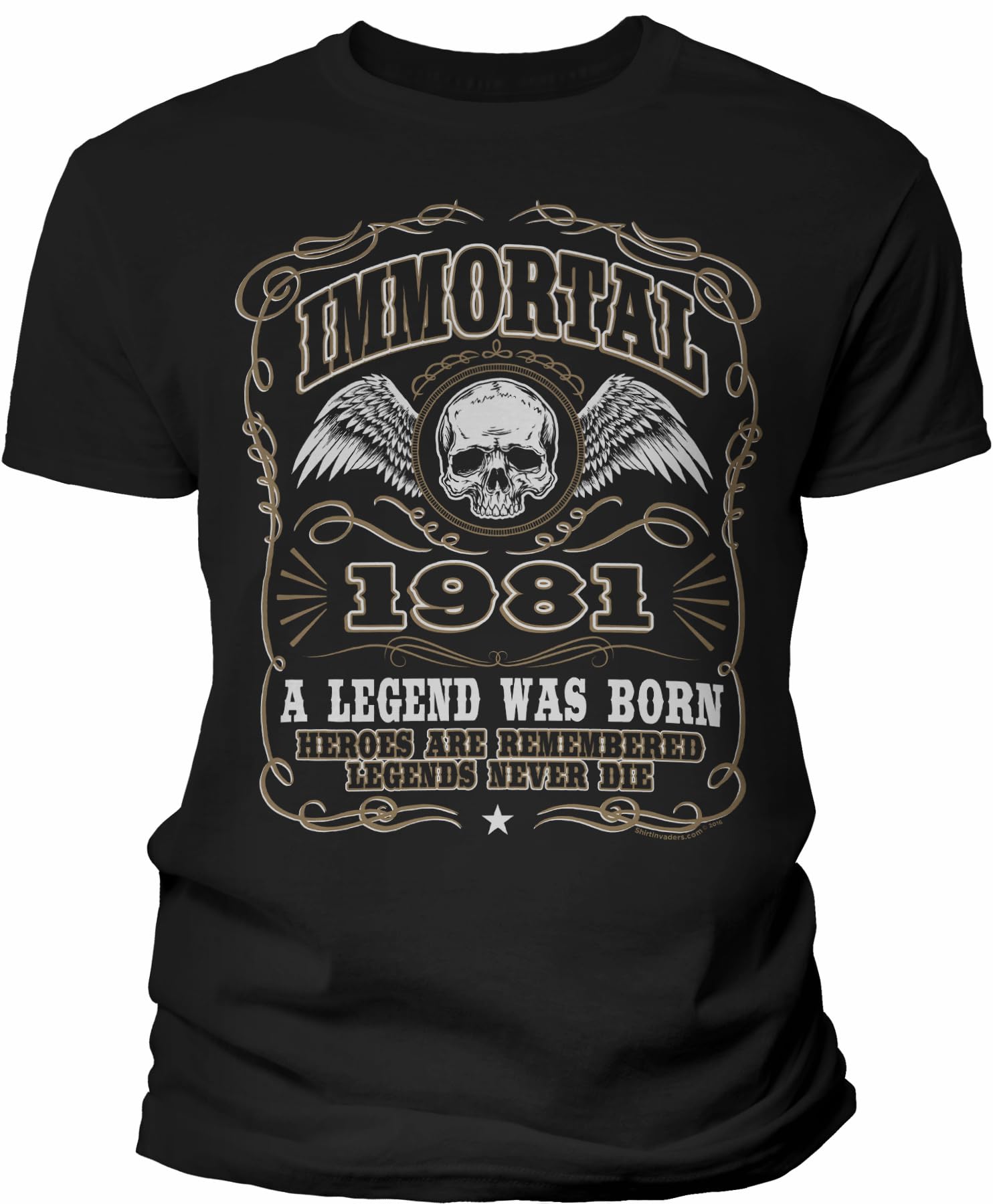 1981 Birthday Shirt for Men - Vintage 1981 Born Legend T-Shirt - 44th Birthday Gift for Dad, Husband, Brother - Perfect for Parties & Celebrations