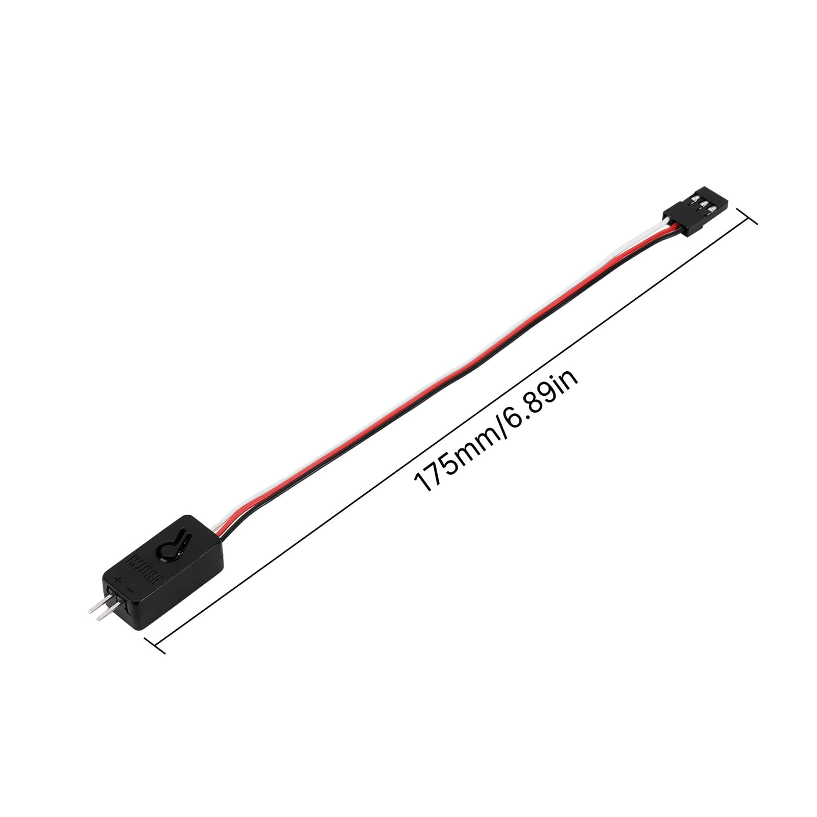 INJORA Universal Light Controller Switch for 1/24 1/18 1/10 RC Cars - 2 Pack Upgrade Parts - Perfect for Crawler, Rock Racer & Off-Road RC Vehicle Lighting Systems
