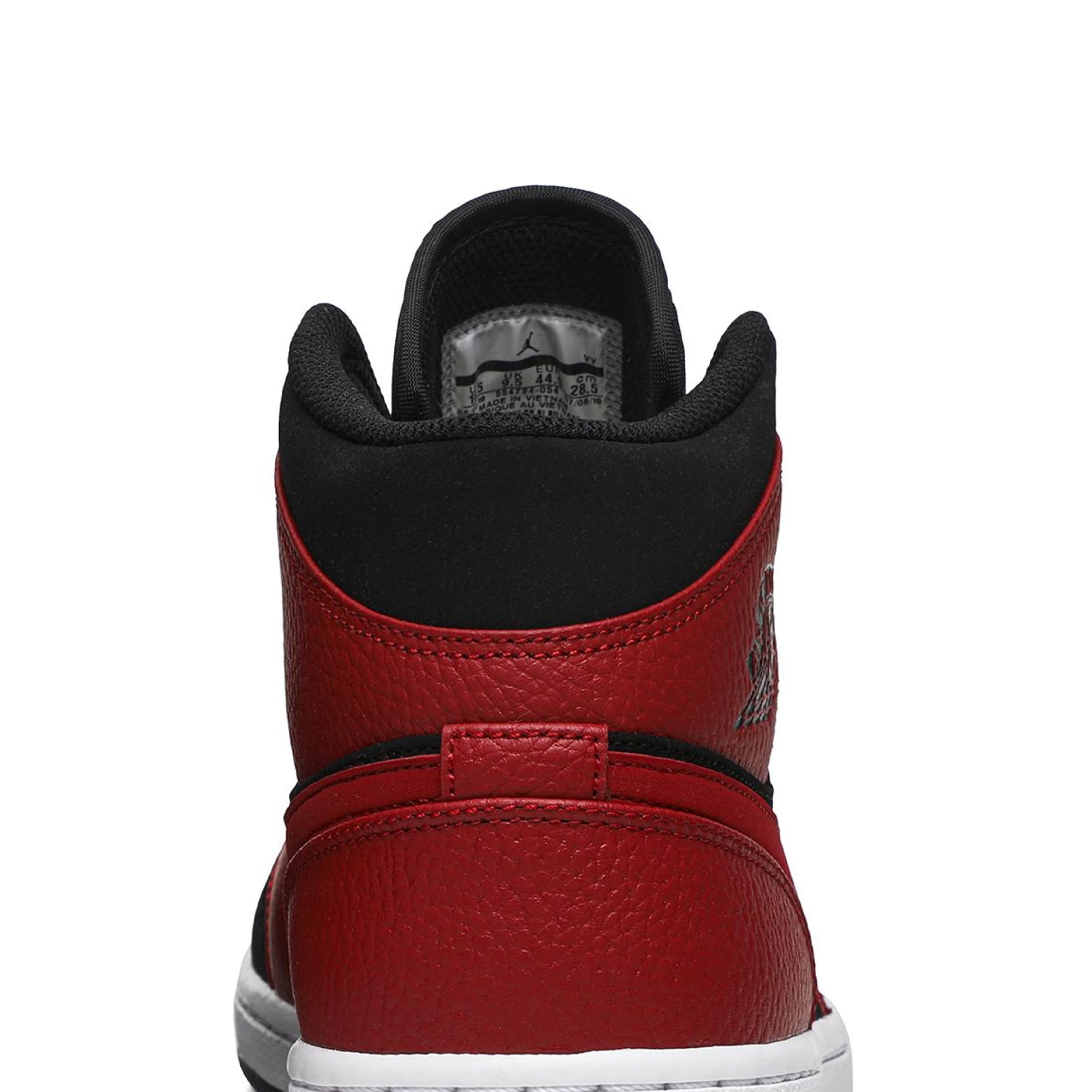 Air Jordan 1 Mid 'Reverse Bred' Basketball Shoes for Men (2018 Release) - High-Top Sneakers for Streetwear, Casual & Court Performance