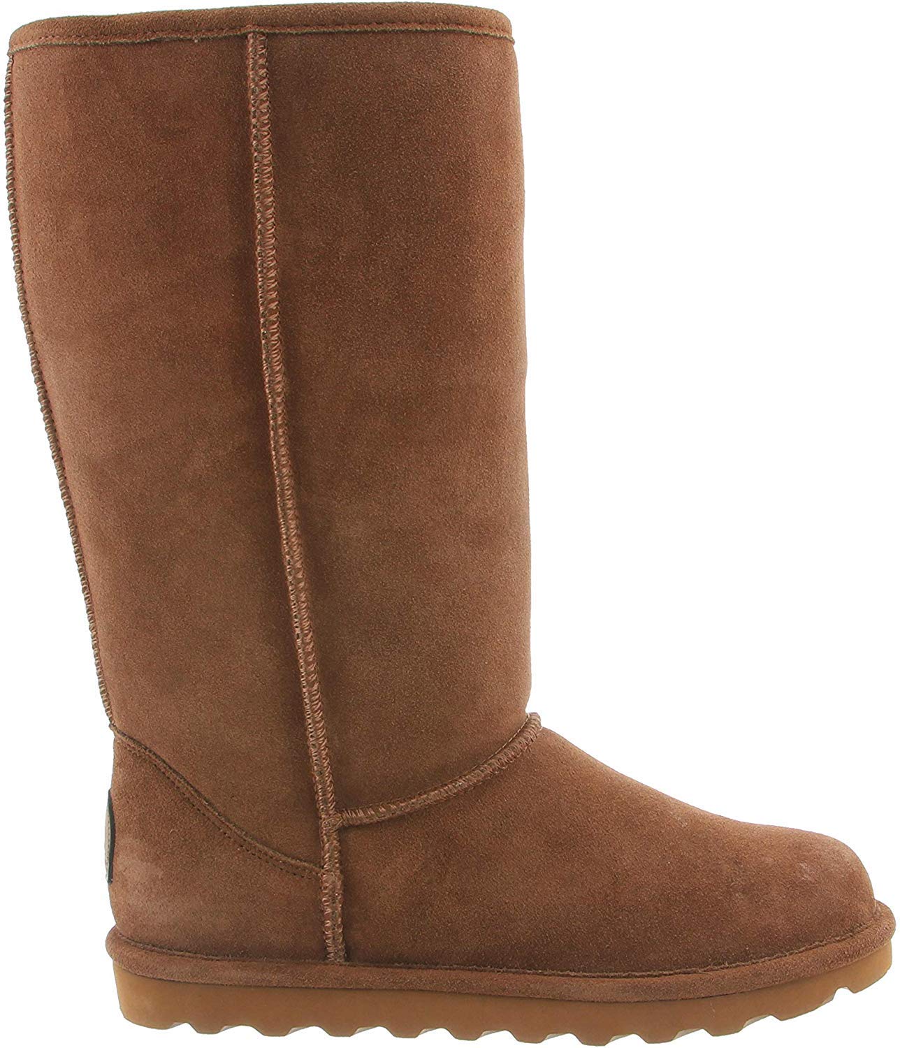 BEARPAW Women's Elle Tall Wide Winter Boots - Classic Suede Slip-On Ankle Booties in Multiple Colors | Warm & Comfortable for Snow, Casual Outfits & Outdoor Activities