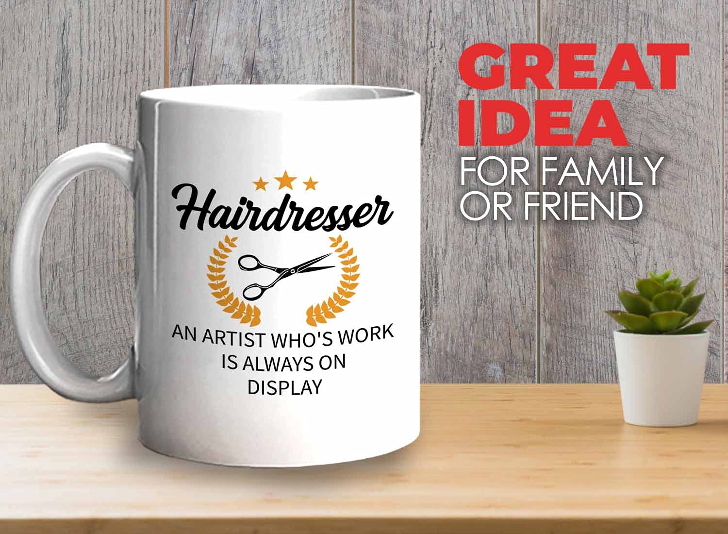 Bubble Hugs Barber Coffee Mug 11 oz White - Perfect Gift for Hairdressers, Stylists & Beauticians - Great for Salons, Barber Shops & Coffee Breaks