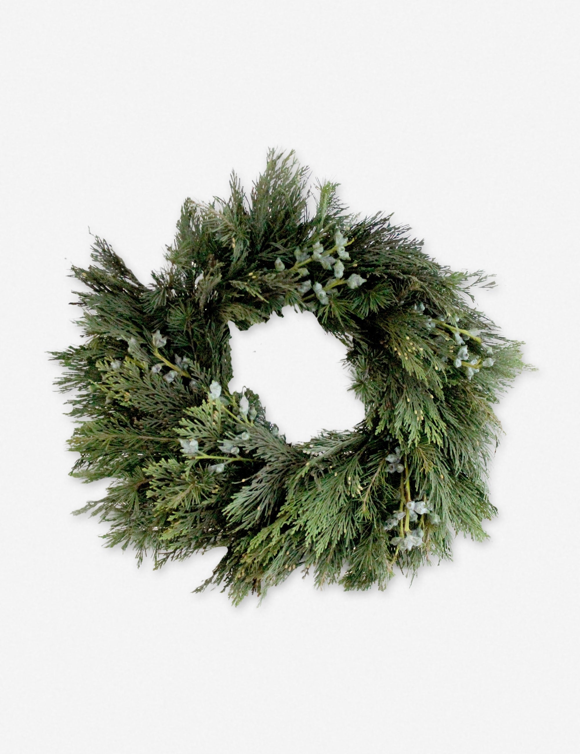 Handmade Atlas Wreath - Fresh Floral Decor for Front Door, Christmas, Thanksgiving & Home Decorations - Perfect for Seasonal Greenery and Holiday Gifting