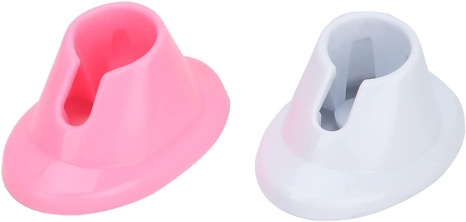 2-Pack Soft Rubber Nail Polish Bottle Holder - Anti-Spill Nail Art Organizer Stand for Salon & Home Manicure - Durable Polish Display Rack for Nail Artists & DIY Enthusiasts - Perfect for Salon Organization & Home Nail Care