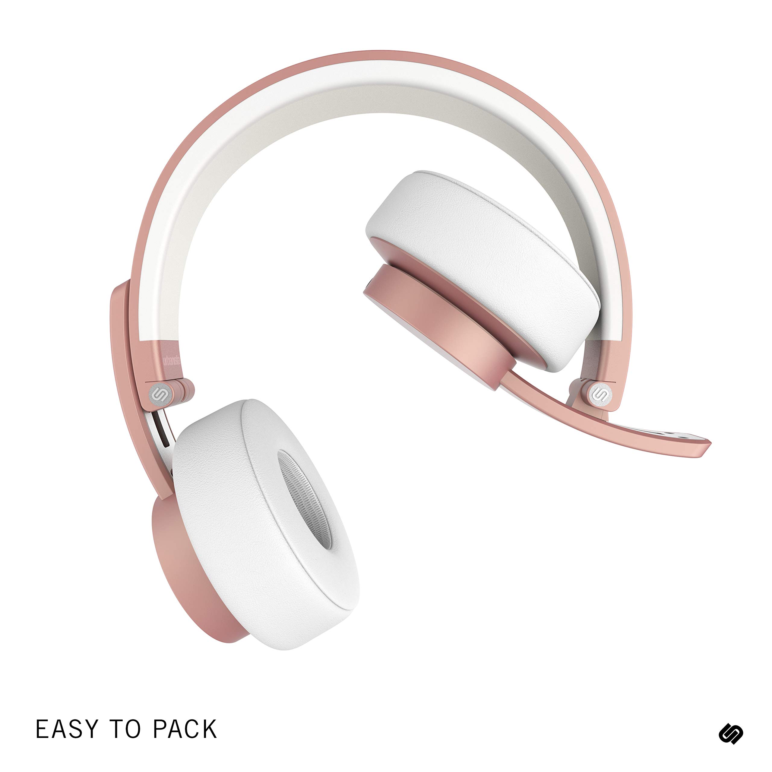 Urbanista Seattle Wireless Bluetooth Headphones with Microphone - 12H Playtime, Signature Sound, Rose Gold - Perfect for Commuting, Workouts & Travel