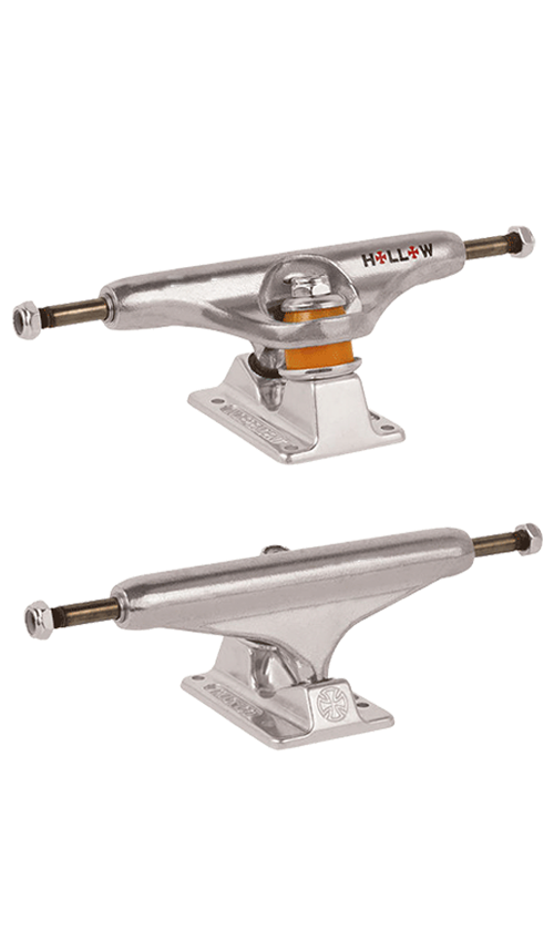 Premium Polished Silver Independent Mid Trucks - Perfect for Skateboarding, Longboarding & Street Tricks