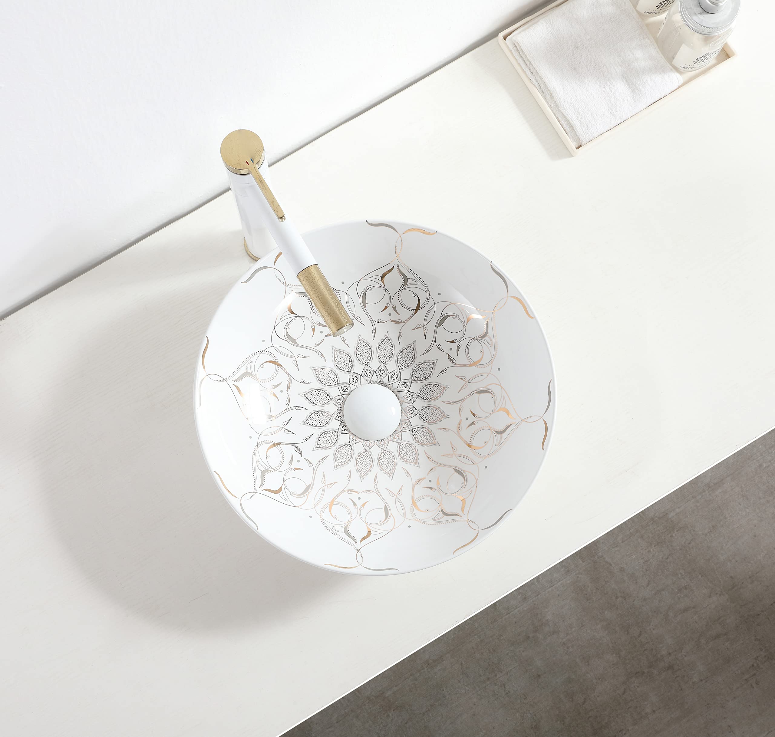 Ceramic Countertop Wash Basin - 18