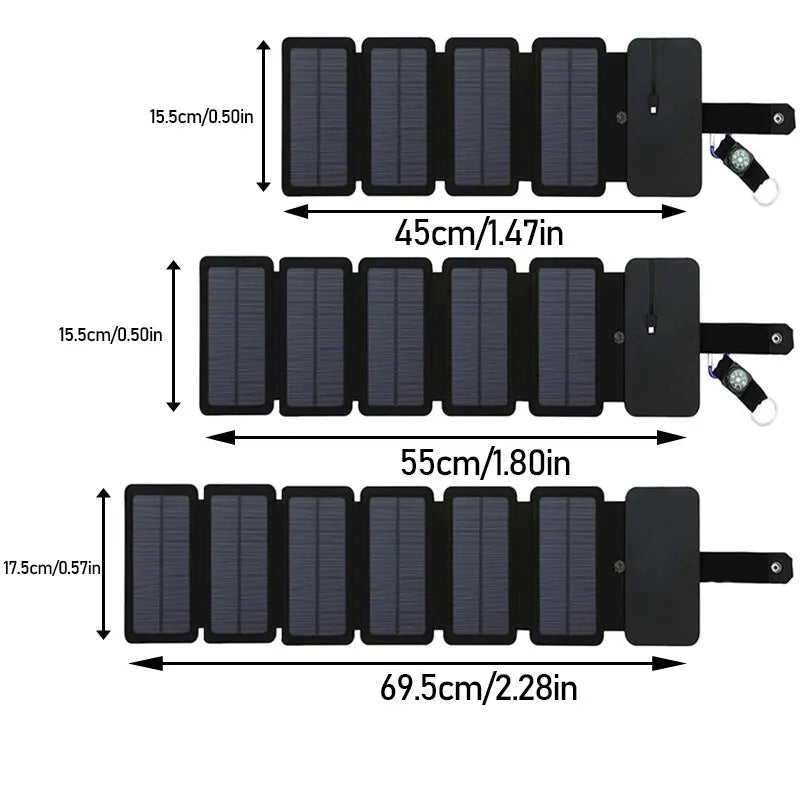 Portable Foldable Solar Panels for Camping, Hiking & Emergency Power - 100W Waterproof Solar Charger for Phones, Laptops & Outdoor Gear