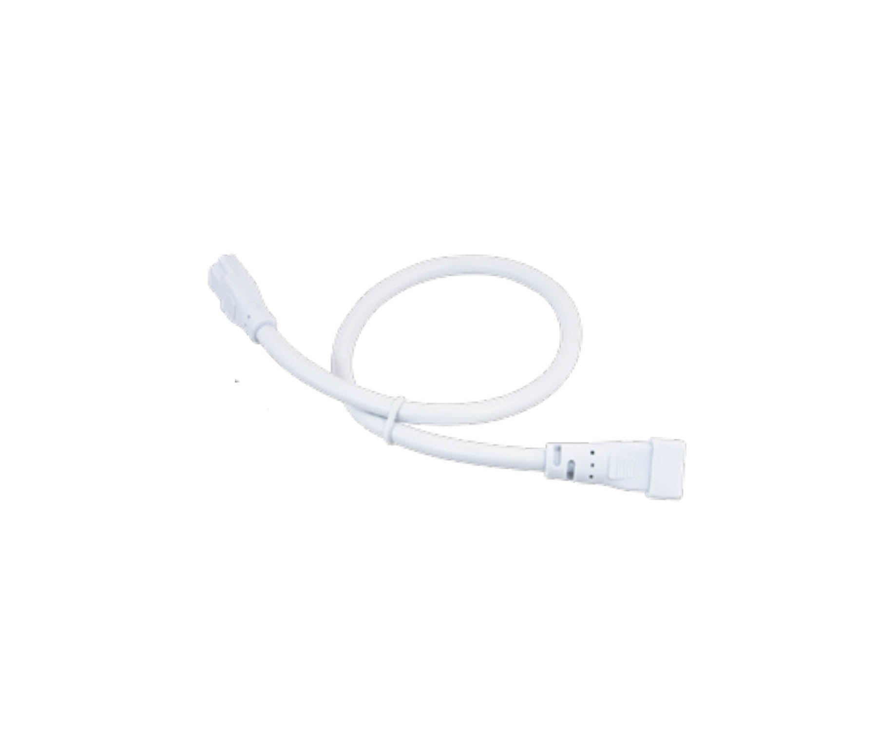 6-Inch LED Linking Cable for 5 Task Lights - White | Perfect for Under Cabinet, Workshop & Office Lighting