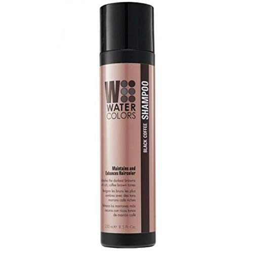 Watercolors Color Maintenance Shampoo for Dark Hair - Black Coffee 8.5 Ounce, Ideal for Daily Use & Color-Treated Hair Care