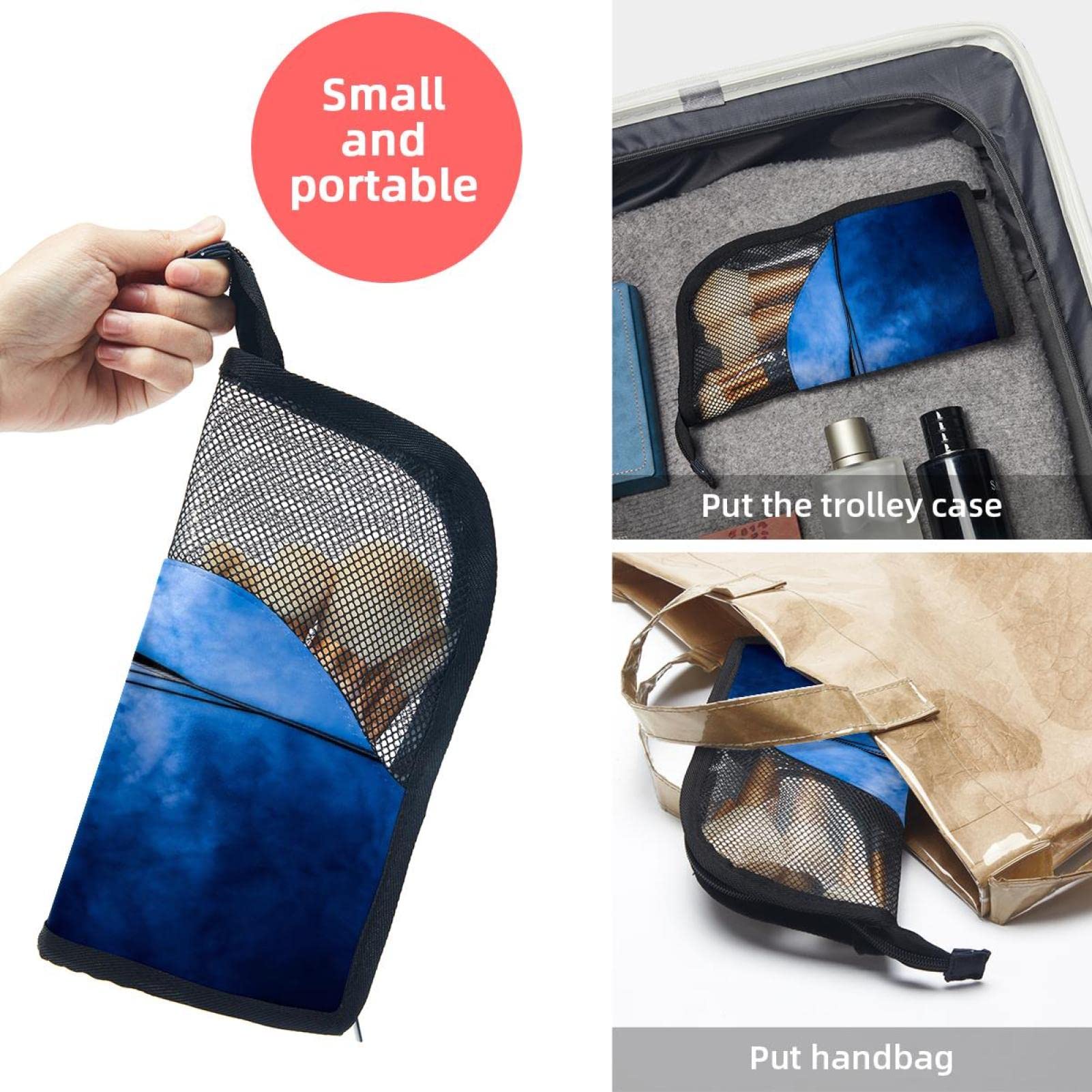 12-Piece Makeup Brush Organizer Bag with Water Wave Texture - Portable Travel Brush Holder Case for Professional & Home Makeup Artists (Ideal for Travel, Salon & Daily Makeup Storage)