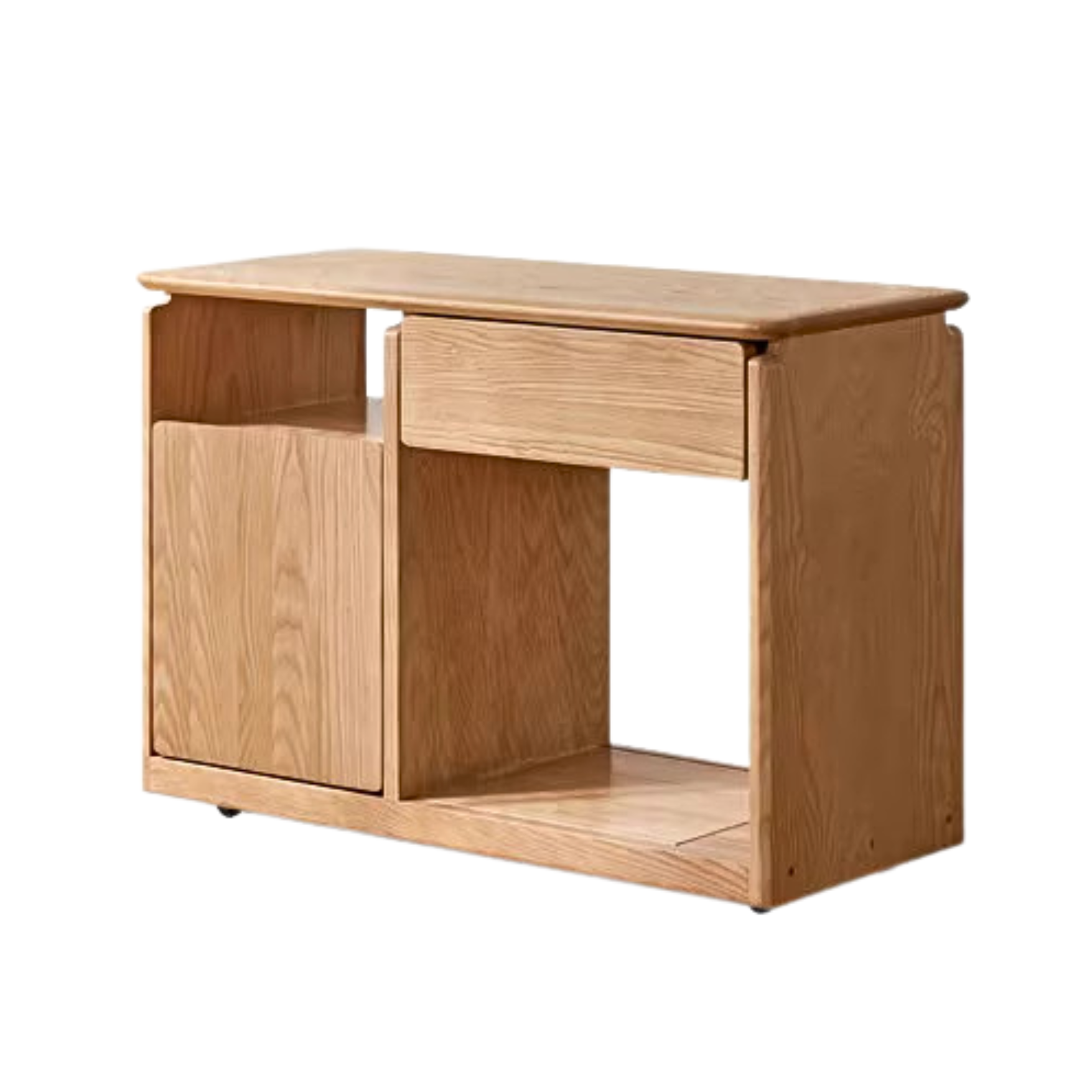 23.6x15.8x22.1 inch/ 60x40x56сm/ Natural wood color/ white ash solid wood side cabinet