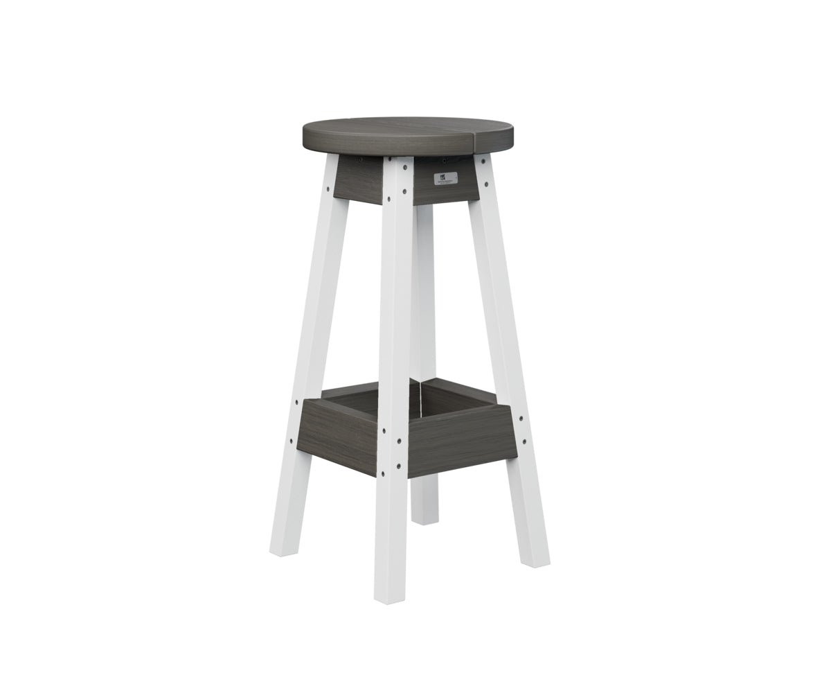 Berlin Gardens Outdoor Bar Stool - Weather-Resistant Patio Bar Height Stool for Backyard, Deck & Poolside - Perfect for Outdoor Dining, Entertaining & Relaxation