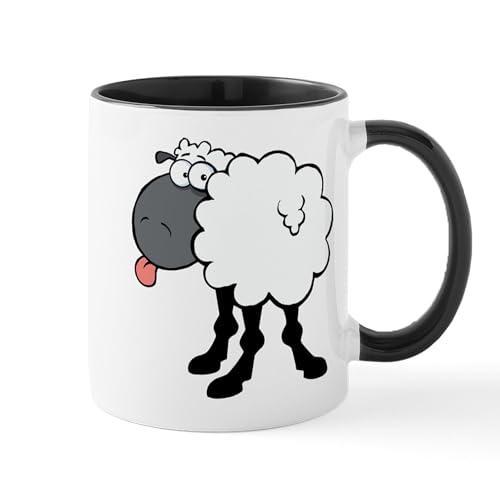 White/Black Inside - Sheep Mug
