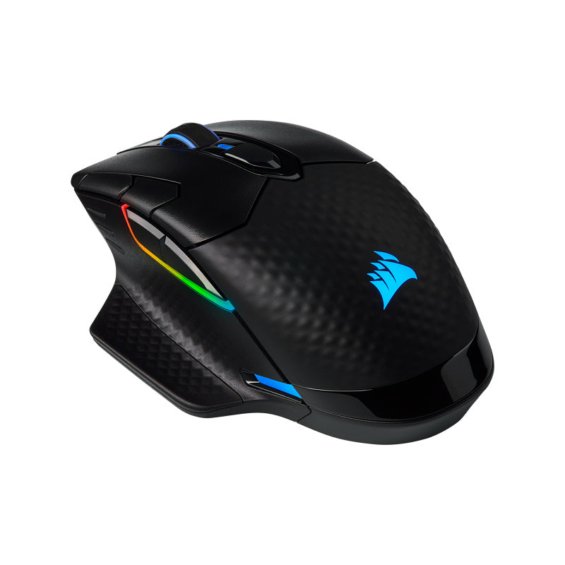 Corsair Dark Core RGB PRO Wireless Gaming Mouse - 16000 DPI, Qi Wireless Charging, 9 Programmable Buttons - Perfect for PC, Mac, and Laptop Gaming