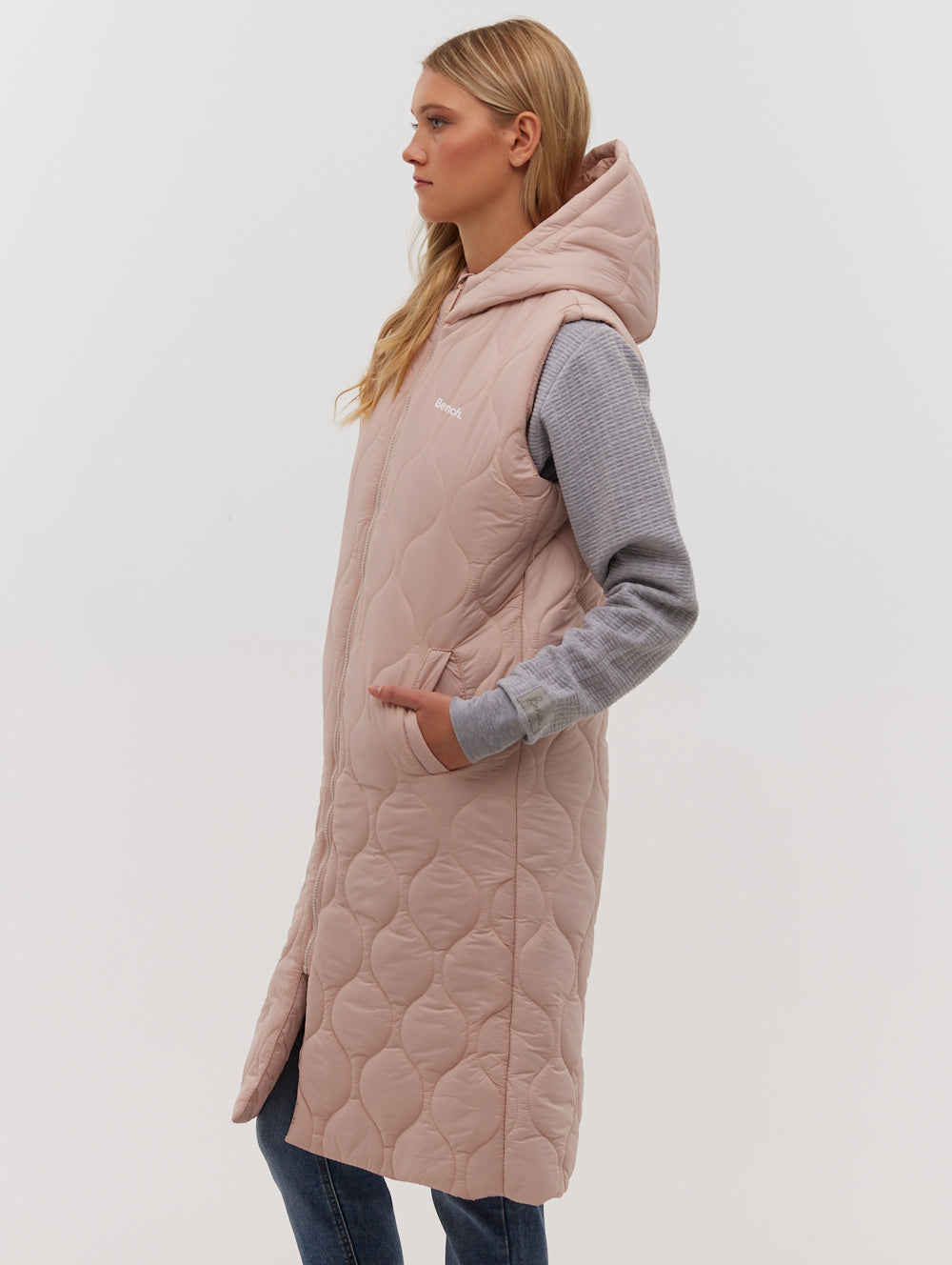 Recca Honeycomb Quilted Maxi Vest for Women - Lightweight Winter Puffer Vest with Pockets - Perfect for Outdoor Activities, Hiking & Casual Wear