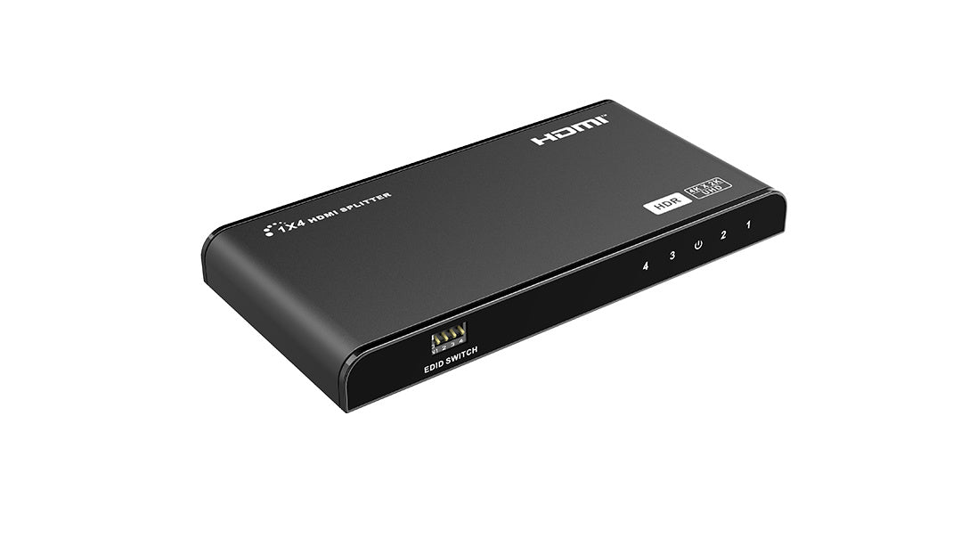 4K 60Hz HDMI Splitter 4 Ports - Ultra HD Video Distribution for Home Theater, Gaming & Multi-Screen Setup