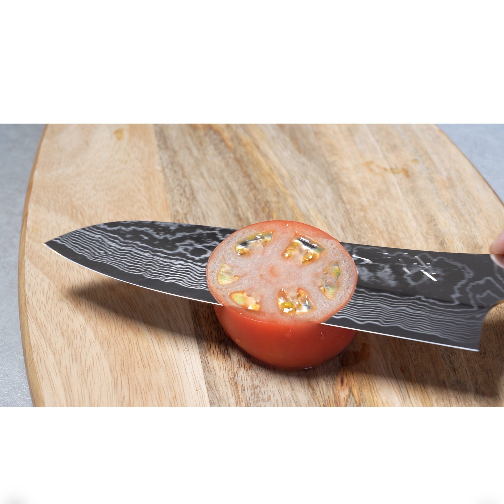 Premium Yuta Katayama Super Gold 2 Damascus Nakiri Knife 165mm - Japanese Kitchen Knife for Professional Chefs & Home Cooking - Perfect for Slicing Vegetables, Herbs & Boneless Meat