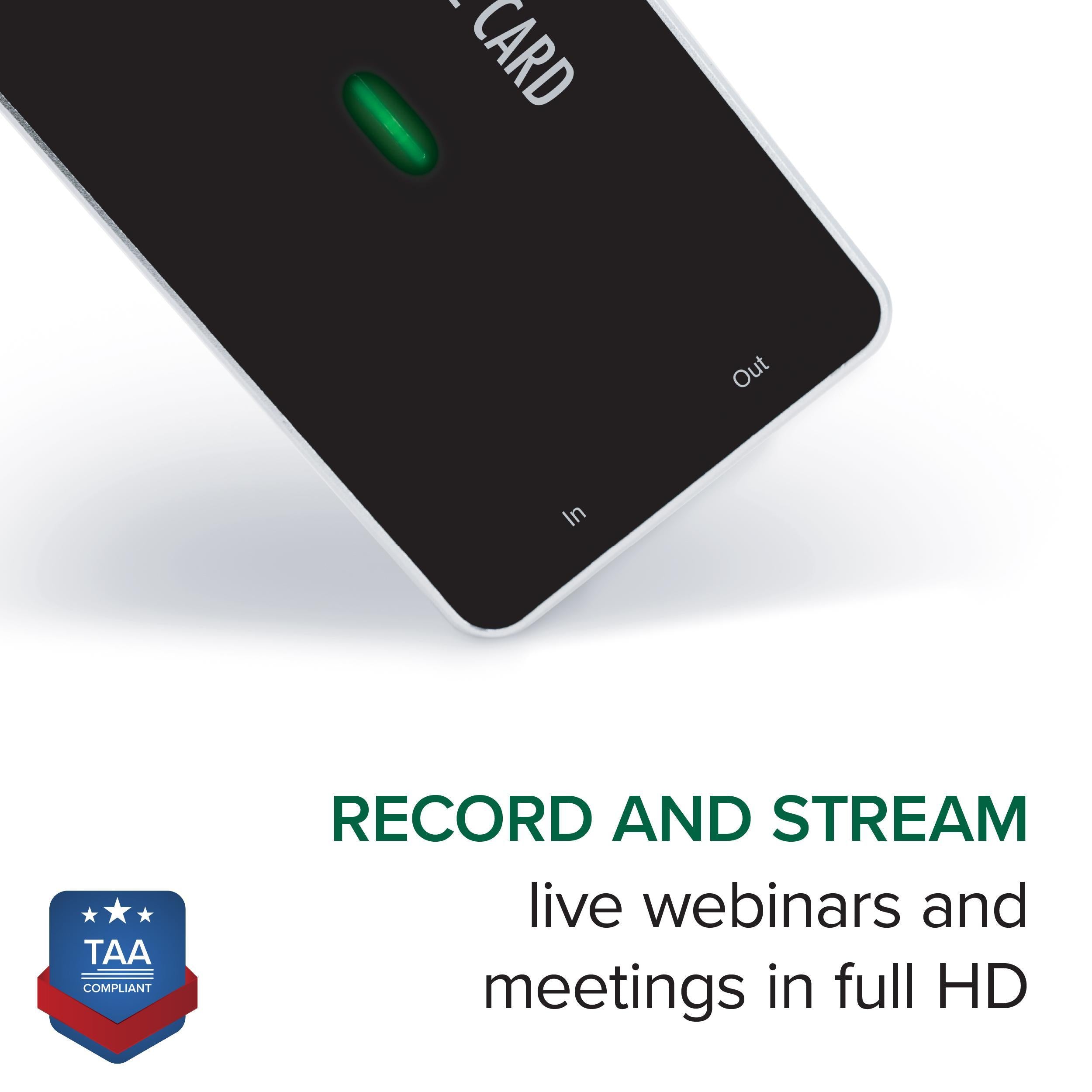 Plugable Performance NIX USB 3.0/USB C to HDMI 4K Video Capture Card for Live Streaming, Gaming & Recording - Compatible with OBS, Twitch, YouTube & Zoom