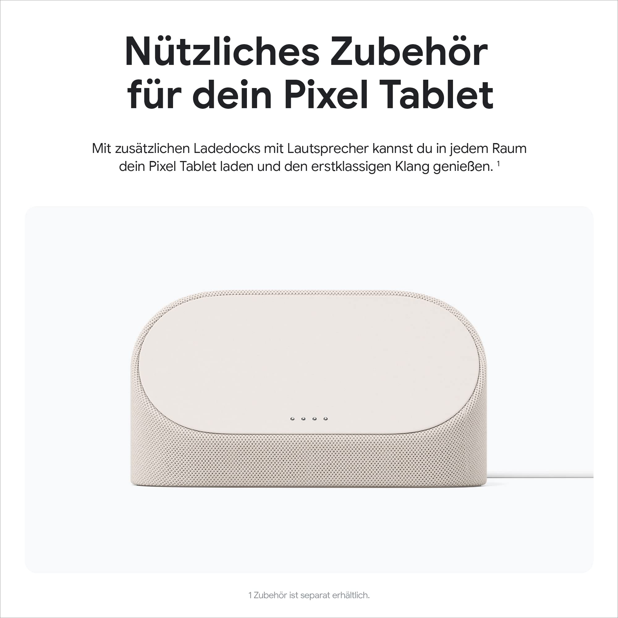 Google Pixel Tablet with Charging Speaker Dock - Porcelain White | Smart Home Control, Entertainment & Productivity Hub