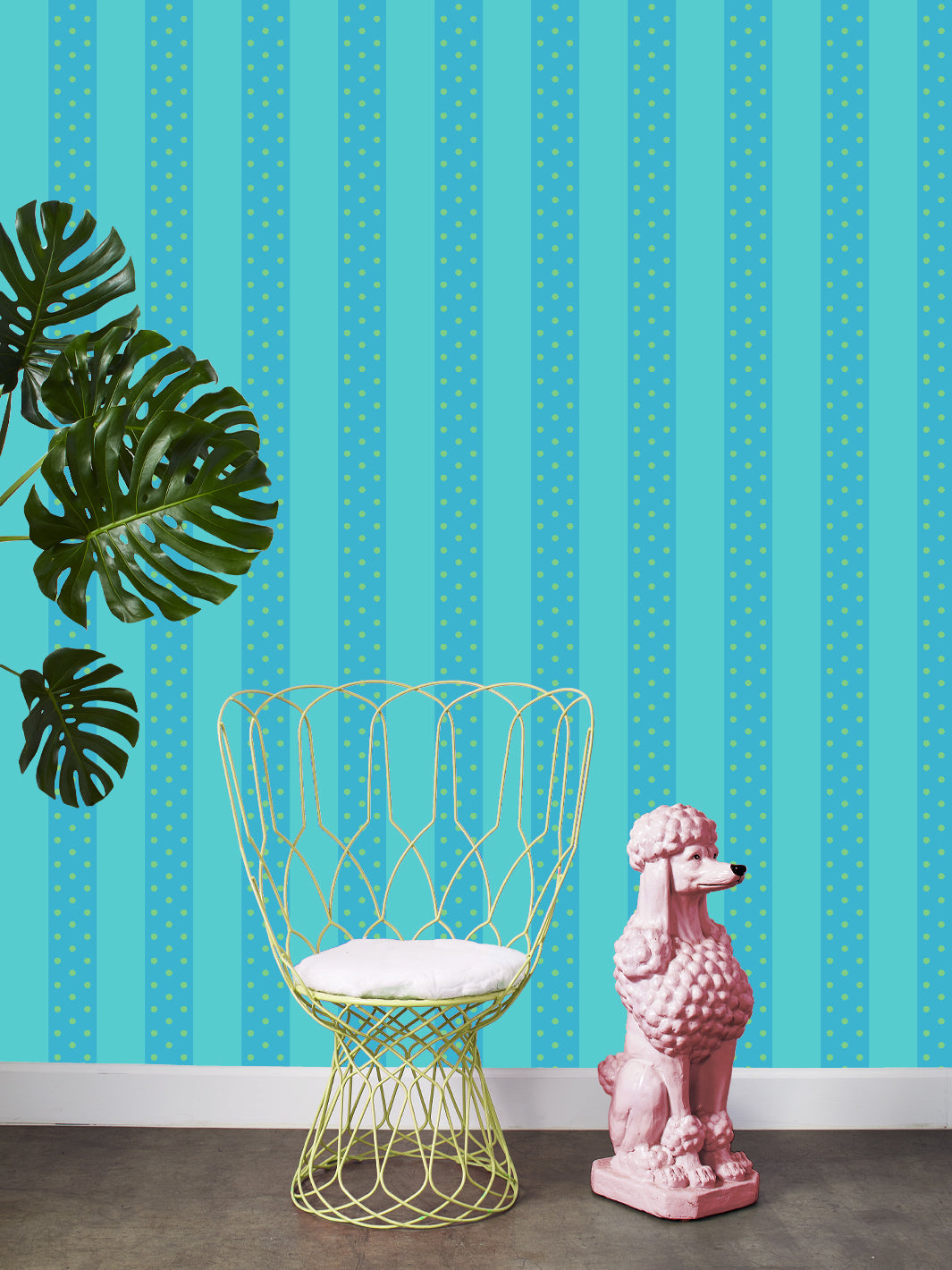 Barbie™ Just Ken Stripe Wallpaper - Lapis Blue Design | Perfect for Kids' Rooms, Playrooms & Barbie-Themed Decor