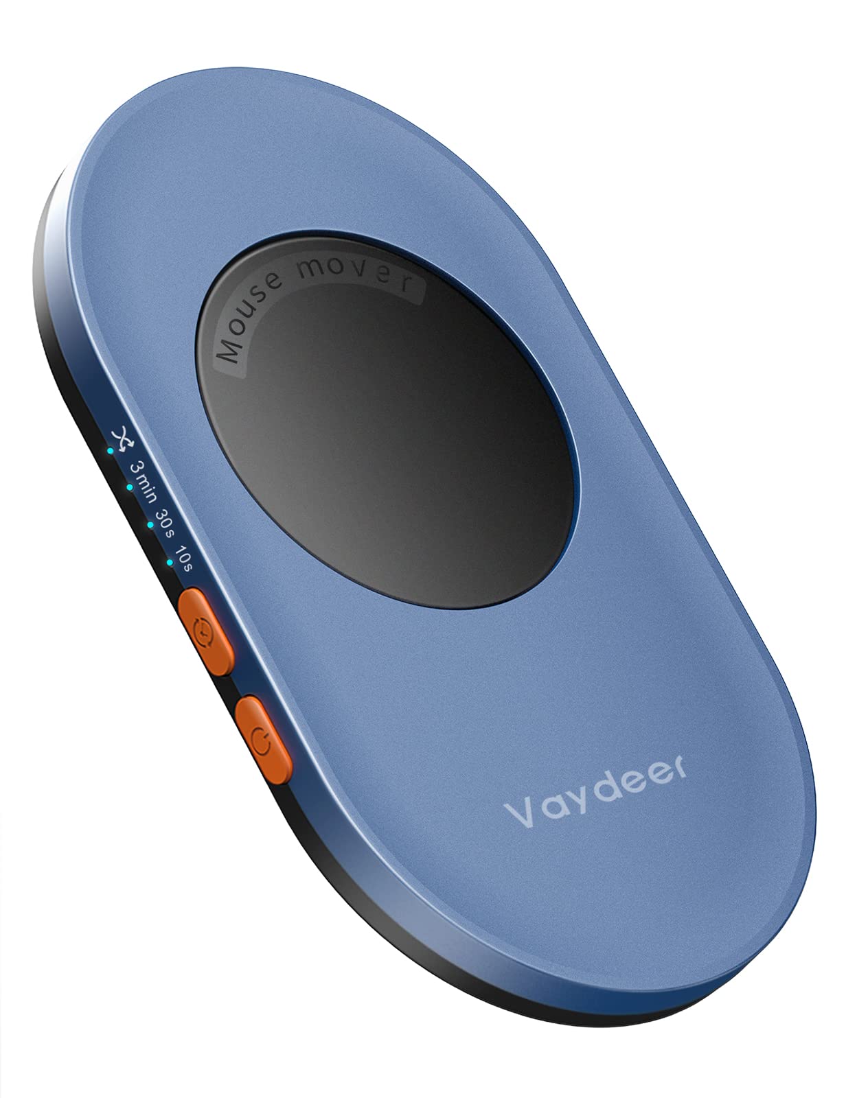 Vaydeer Ultra Slim Mouse Mover - Adjustable Timer Mouse Jiggler for PC, Undetectable & Silent USB Mouse Simulator | Prevent Sleep Mode for Remote Work, Online Meetings & Security