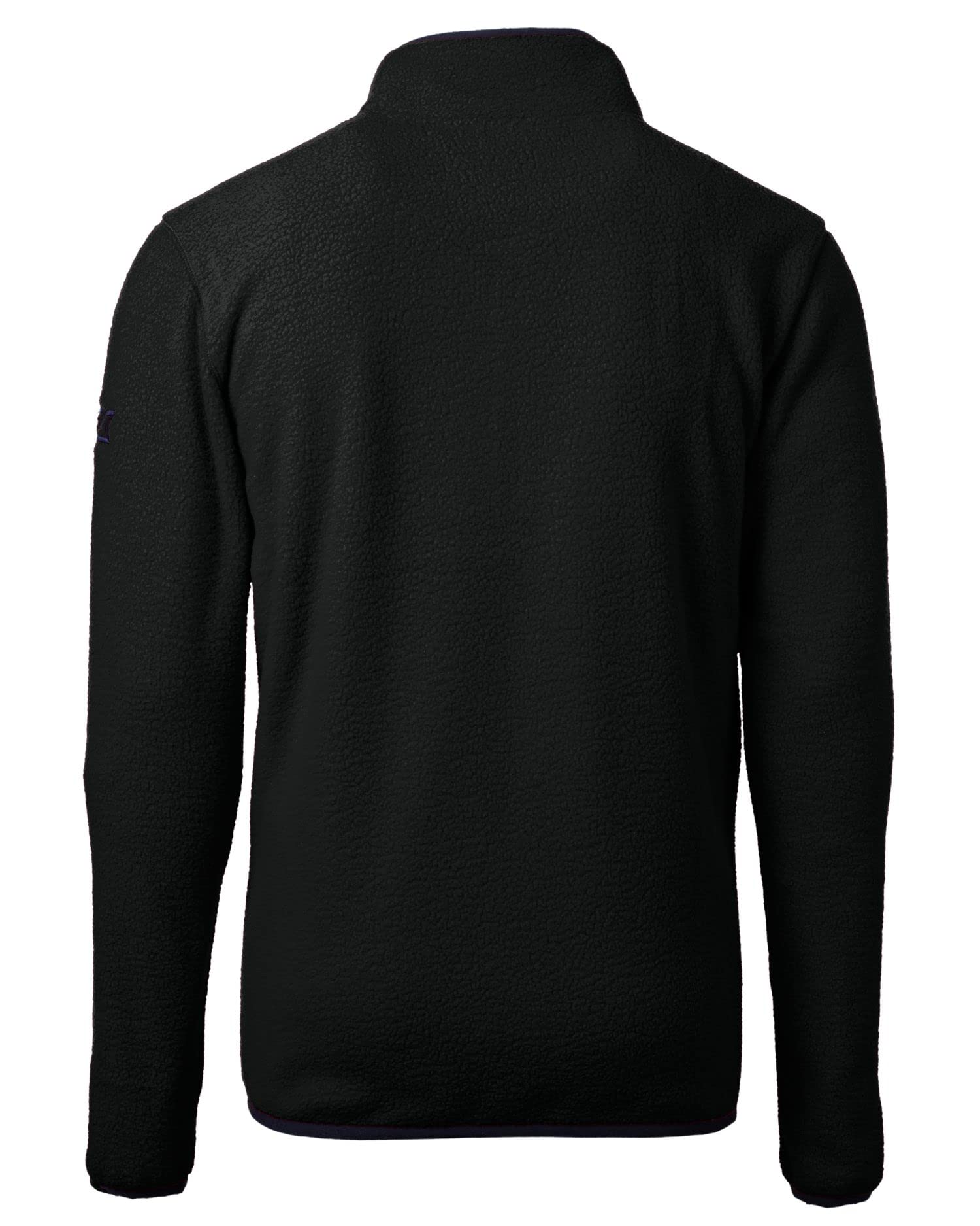 Cutter & Buck Cascade Eco Men's Big & Tall Sherpa Fleece Quarter Zip Pullover - Warm Winter Layering for Outdoor Activities & Casual Wear