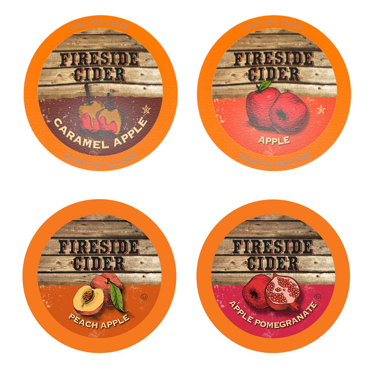 Fireside Cider Single Serve Cider Variety Pack - 40 Cans | Premium Hard Cider Sampler for Parties, BBQs & Fall Gatherings
