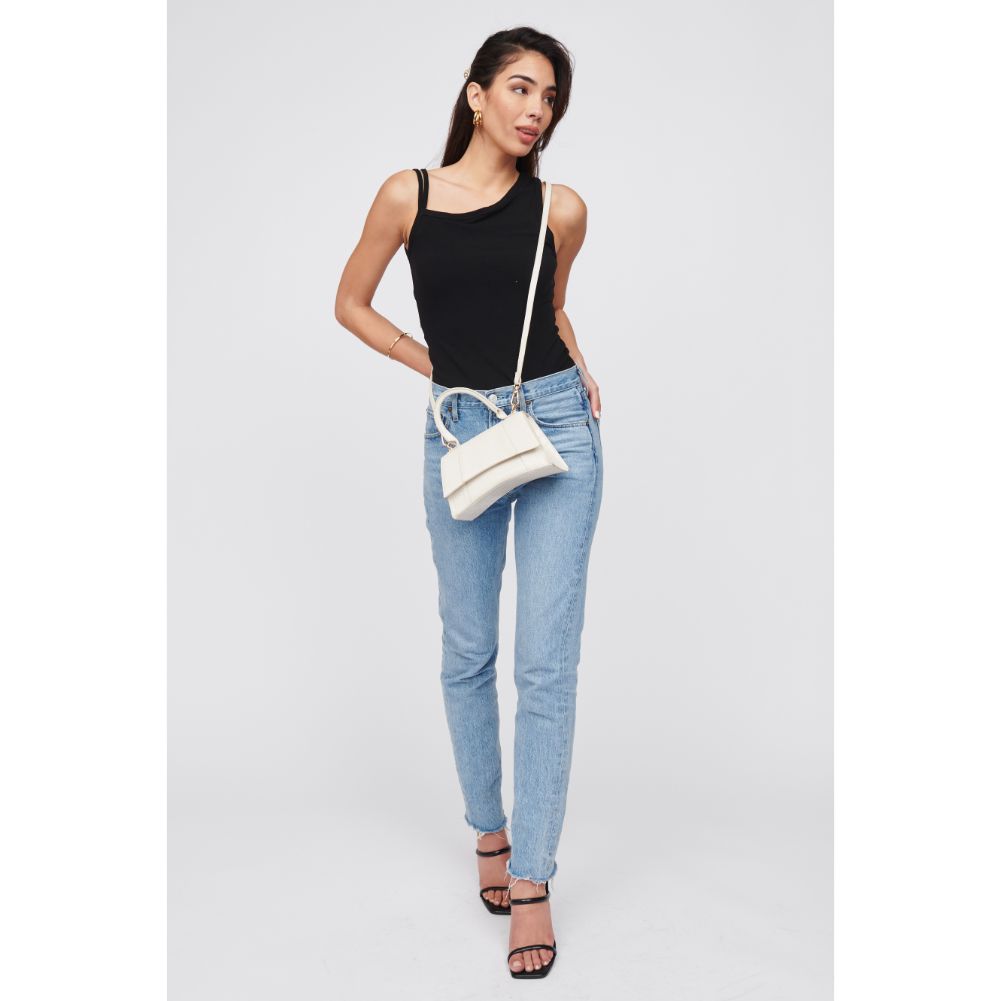 Lucas Genuine Leather Crocodile Print Crossbody Bag for Women - Stylish & Durable Shoulder Purse for Work, Travel & Everyday Use