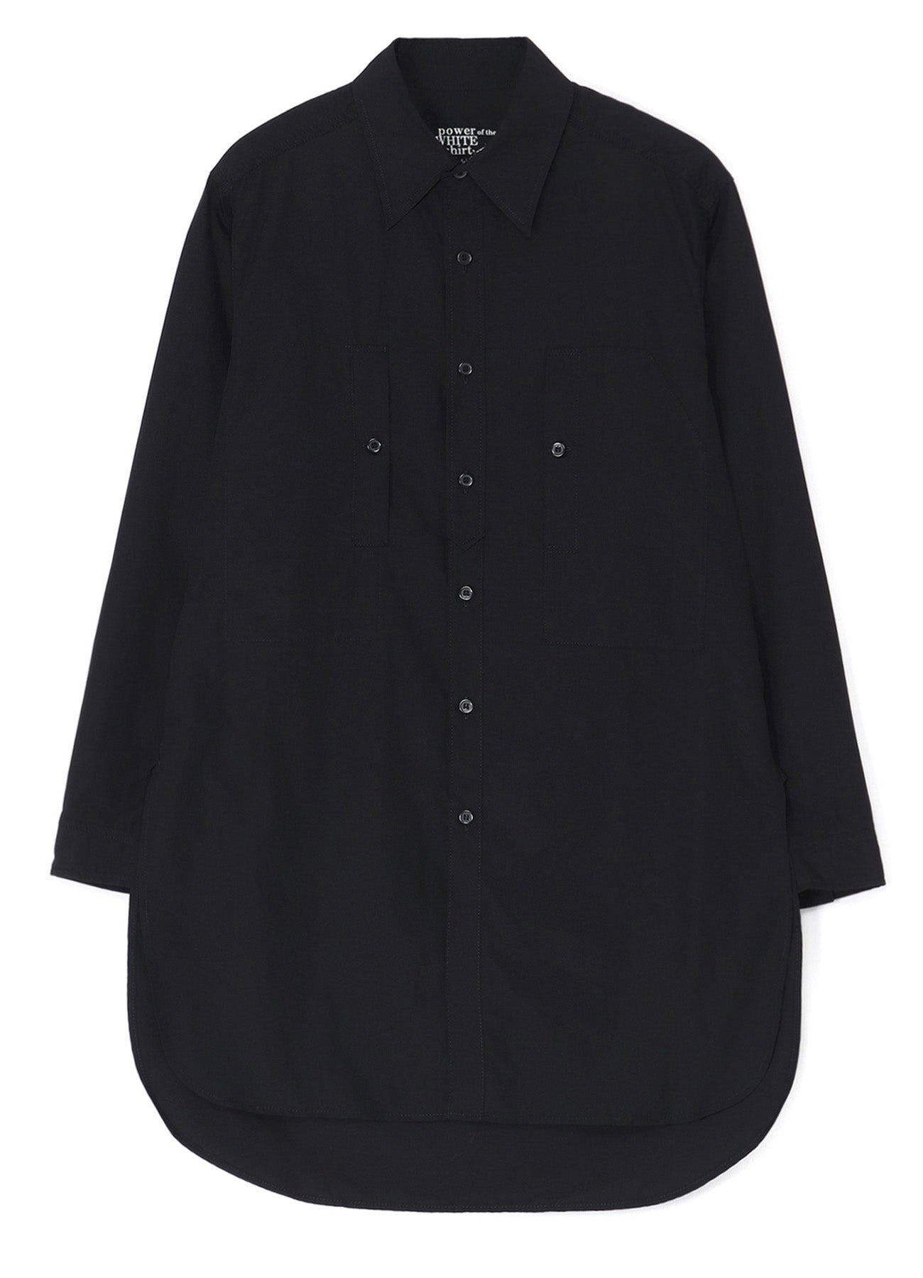 Premium Cotton Broadcloth Men's Shirt with Rounded Hem & Double Chest Pockets - Comfortable Casual Wear for Office, Dating & Outdoor Activities