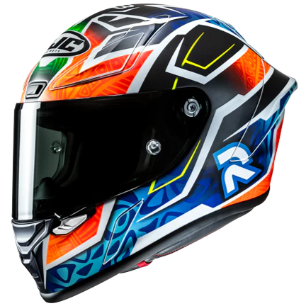 RPHA 1 BINDER REPLICA 2024 - Premium Motorcycle Racing Helmet for Track & Street Riding - Lightweight & Aerodynamic Design for Maximum Safety & Comfort