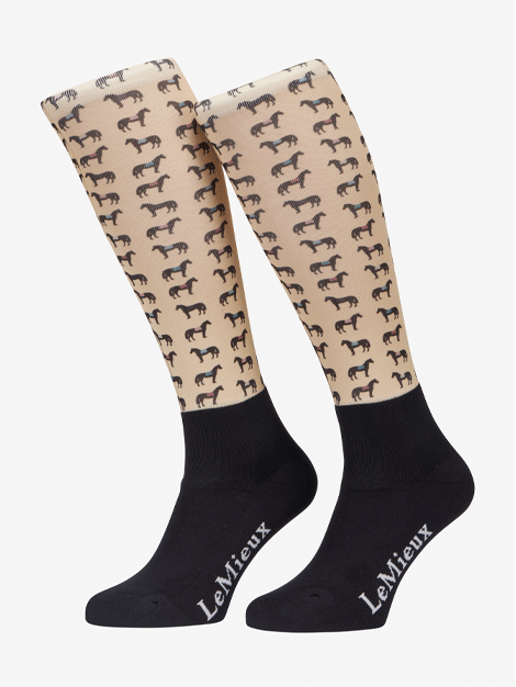 Le Mieux Footsie Riding Socks - Comfortable Equestrian Socks for Horseback Riding & Show Jumping | Perfect for Riders & Equestrian Sports