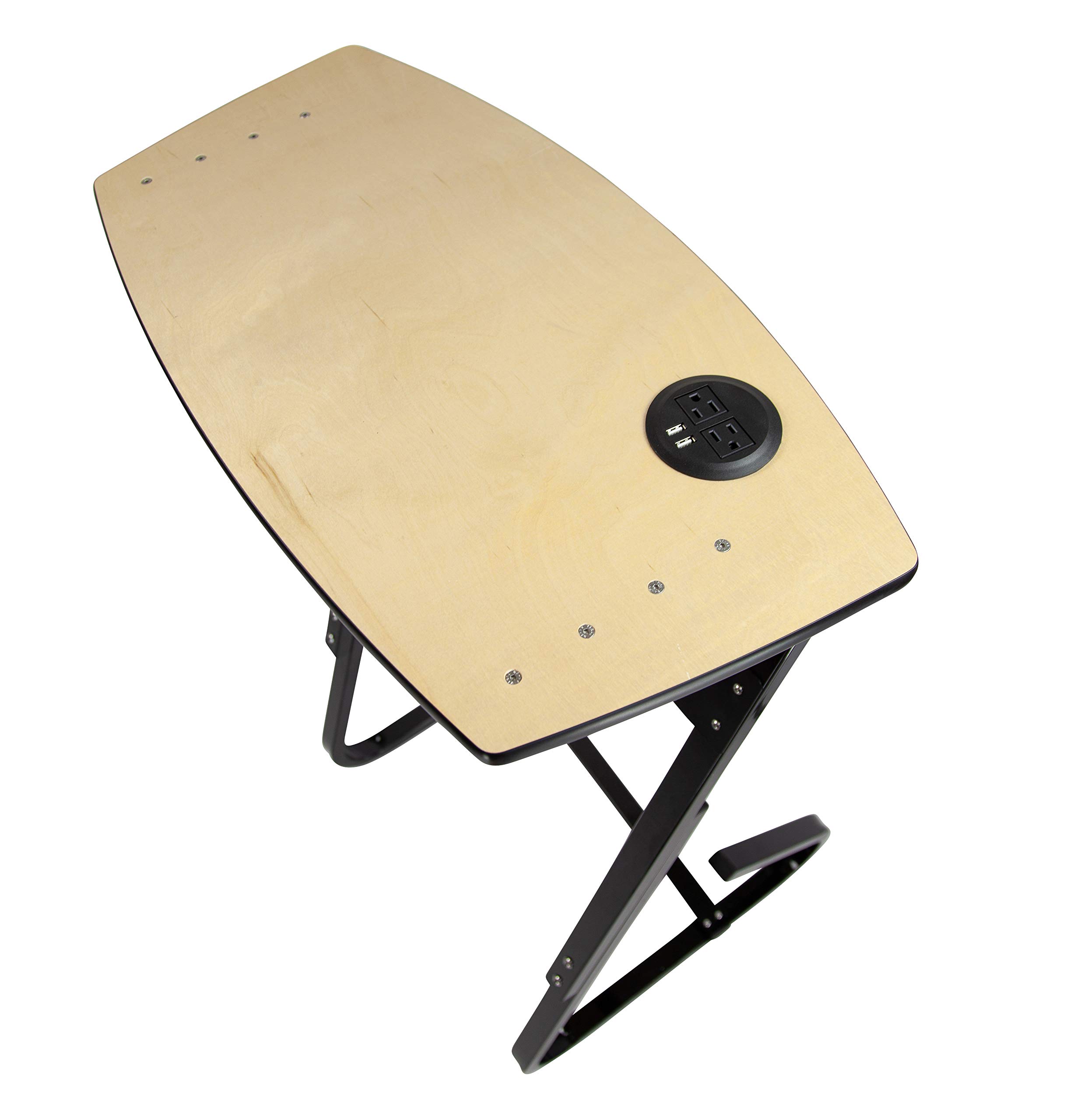 Saris TD1 Bike Trainer Desk with USB & AC Power Outlet - Perfect for Indoor Cycling, Workouts, and Home Office Setup