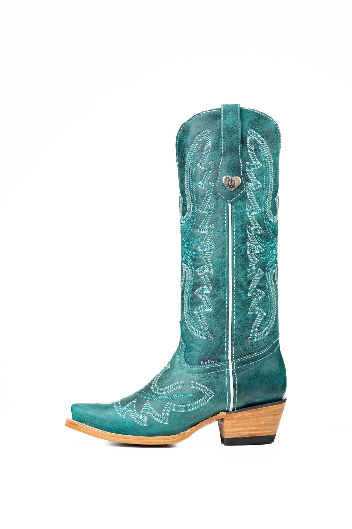 Madeline Midi Snip Toe Cowgirl Boots for Women - Western Ankle Booties with Leather Upper & Stacked Heel | Perfect for Country Dancing, Rodeo Events & Casual Outfits
