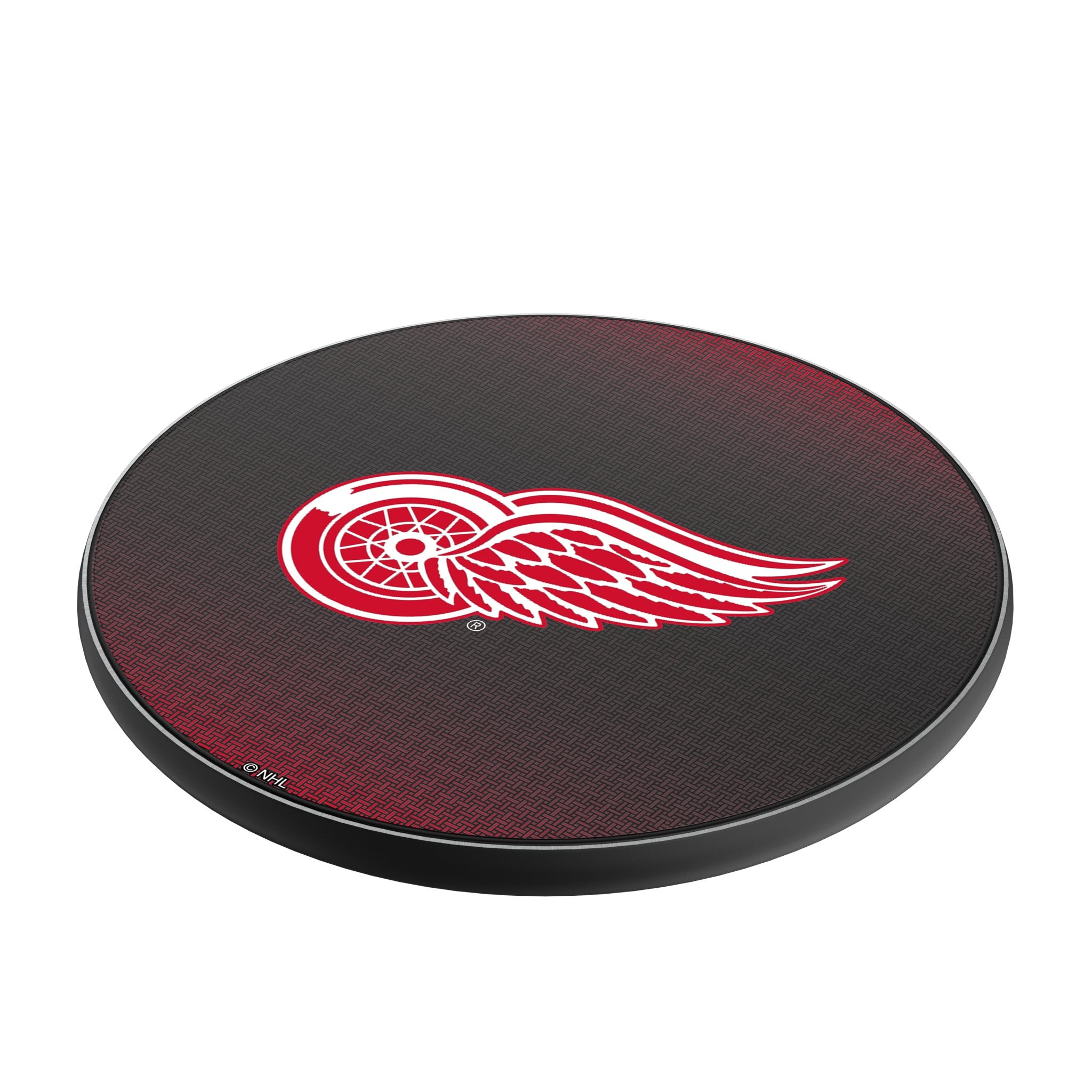 Detroit Red Wings 15W Fast Wireless Charger Pad - Qi-Certified for iPhone, Samsung, AirPods - Perfect for Home, Office & Car Use