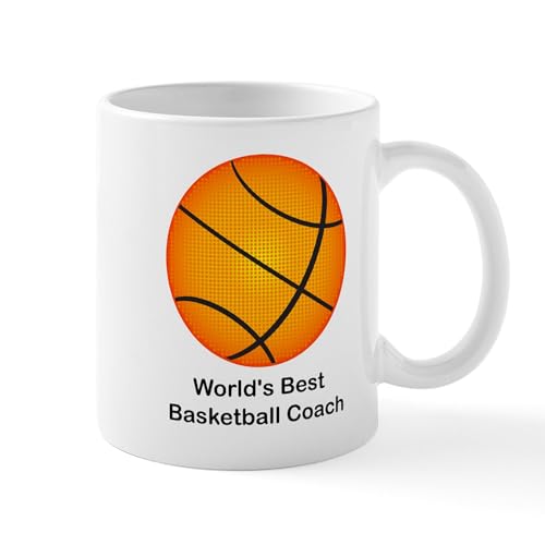 White - World's Best Basketball Coach Mug