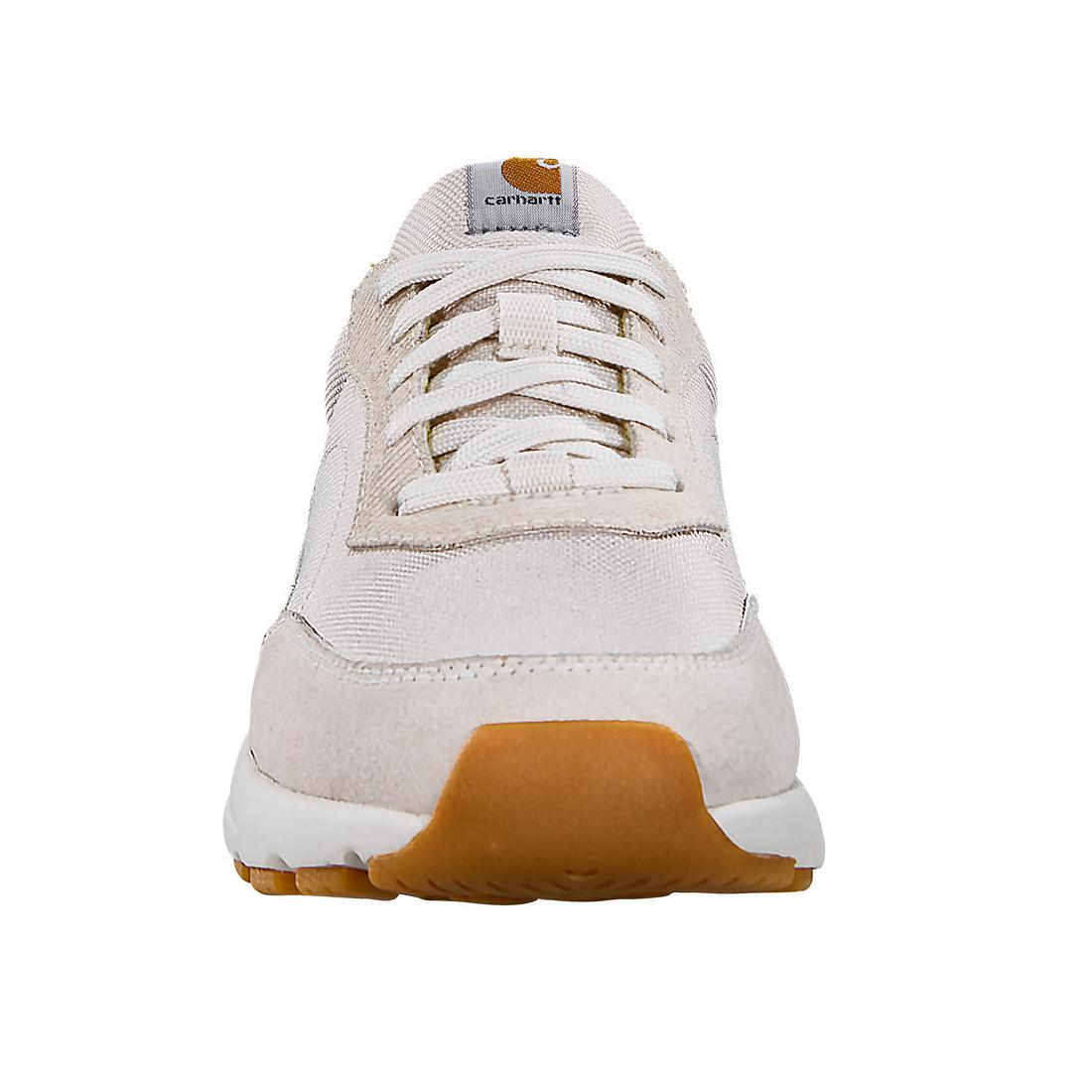 Greenfield Women's ESD Soft Toe Sneakers - White & Yellow Anti-Static Work Shoes for Electronics, Cleanrooms & Industrial Safety