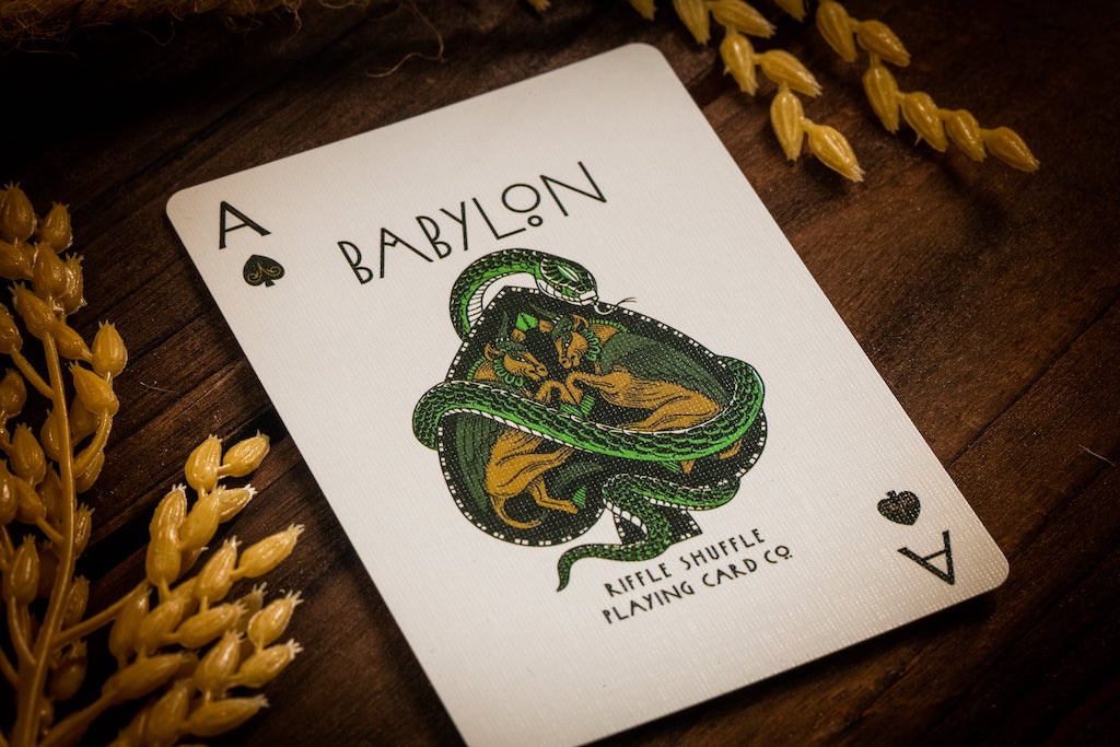 Premium Forest Green Babylon Playing Cards - Elegant Design for Poker, Magic Tricks & Card Games - Perfect for Casino Nights, Gifts & Collectors