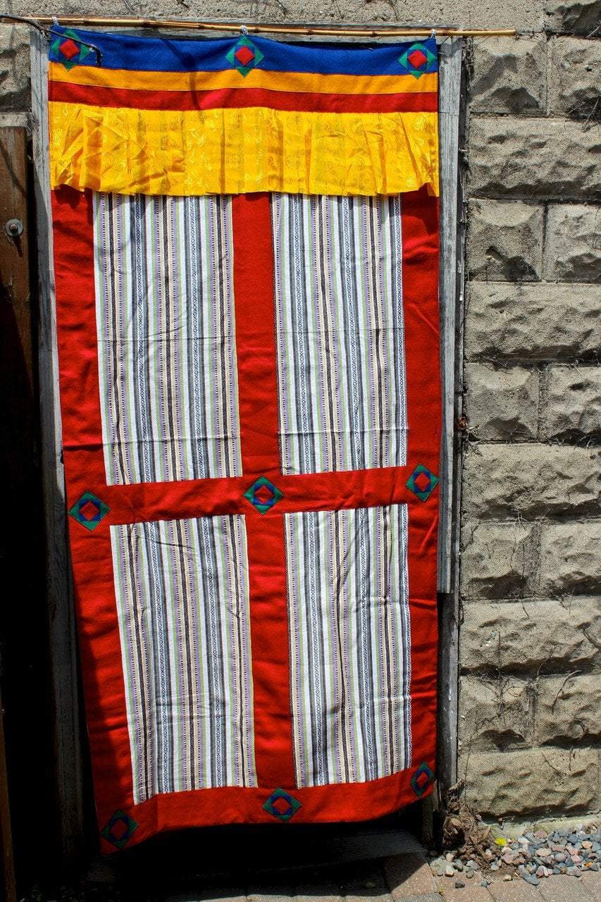 Hand Sewn Door Curtain - Premium Handmade Boho Style Beaded Doorway Drape for Home Decor, Living Room, Bedroom & Entryway - Perfect for Adding Privacy, Style & Natural Light Control to Your Space