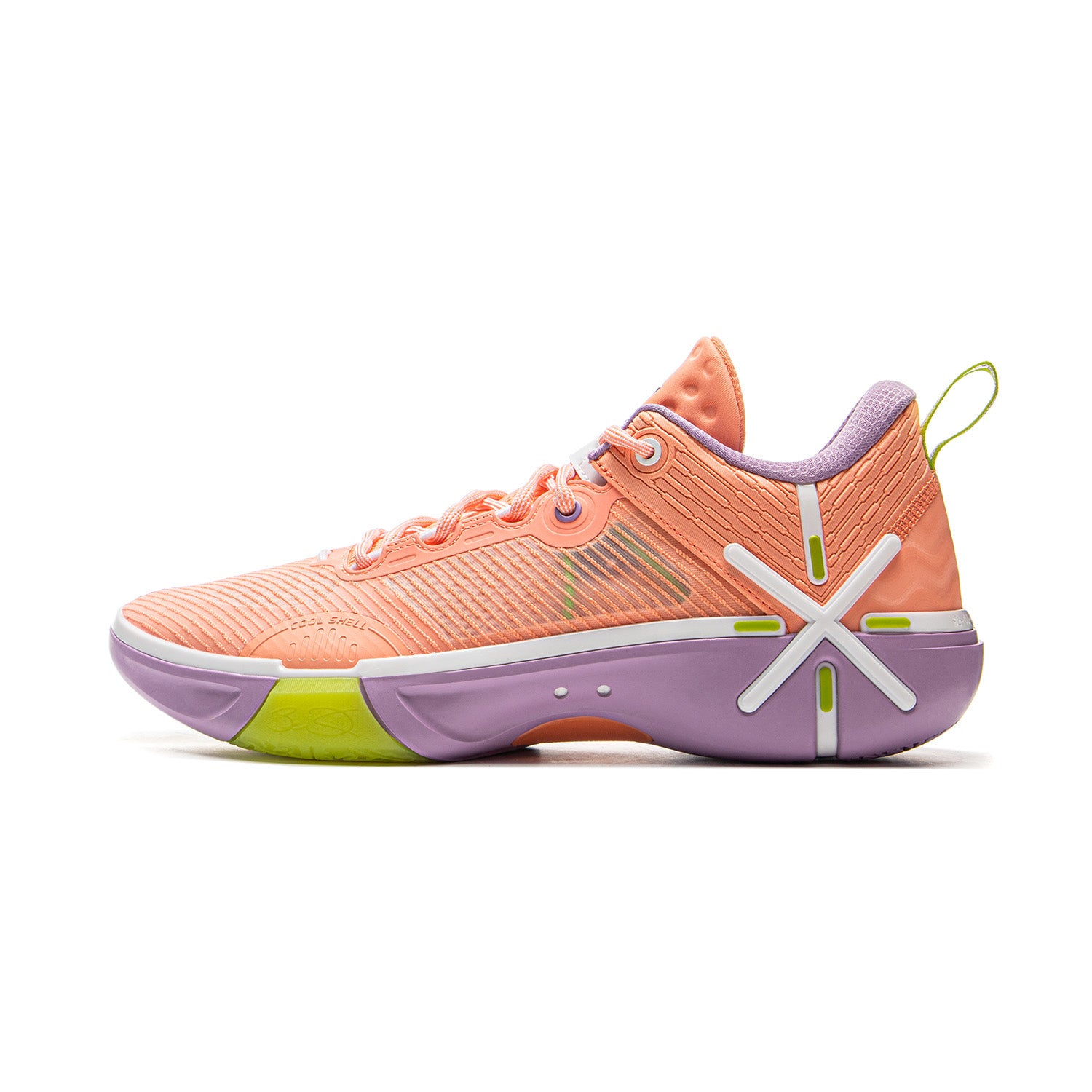Wade Shadow 6 V2 Peach Basketball Shoes - Lightweight Performance Sneakers for Men - Perfect for Indoor & Outdoor Court Play