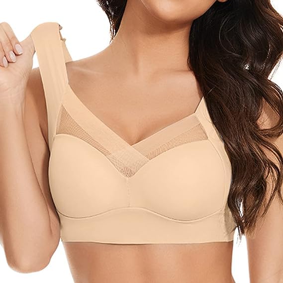 Women's Seamless Stretchy Yoga Sports Bra - Breathable Wire-Free Padded Workout Bra for Running, Gym & Activewear | High Support Comfortable Air Bra for Fitness, Yoga & Daily Wear
