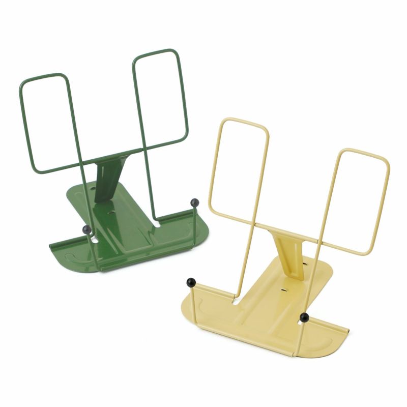 HIGHTIDE Metal Book Stand - Mint Green | Adjustable Reading Book Holder for Desk, Cookbook, Textbook | Perfect for Office, Study, Kitchen & Reading Nook