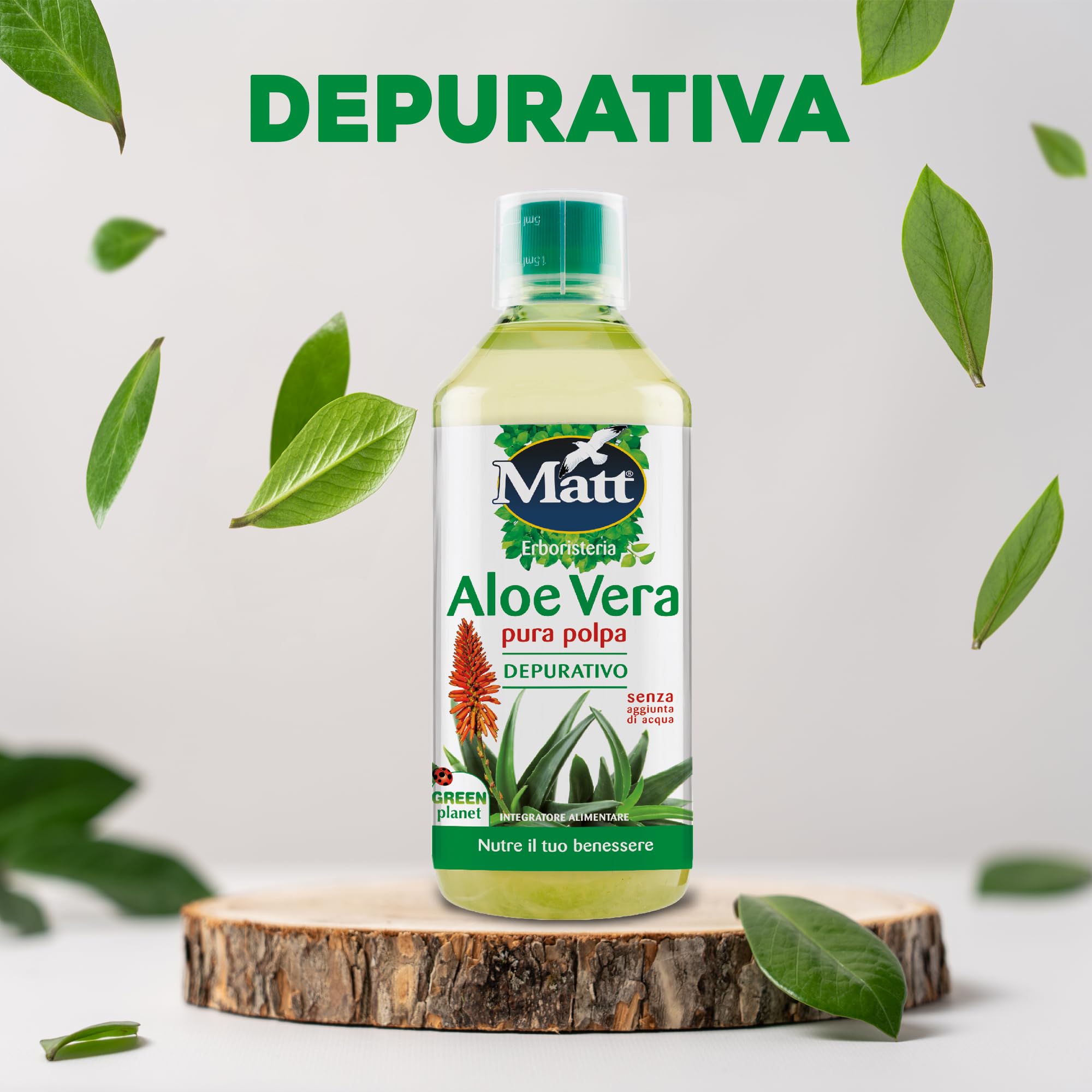 Organic Aloe Vera Juice with Pulp - 1L, Digestive Health Supplement, Detox & Soothing Benefits, Gluten-Free for Gut Wellness - Perfect for Daily Cleansing & Immune Support