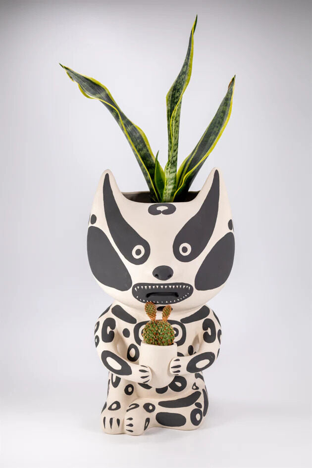 Grayson Perry Forest Planter - Modern Ceramic Flower Pot for Indoor & Outdoor Plants - Perfect for Home, Garden, and Office Decor