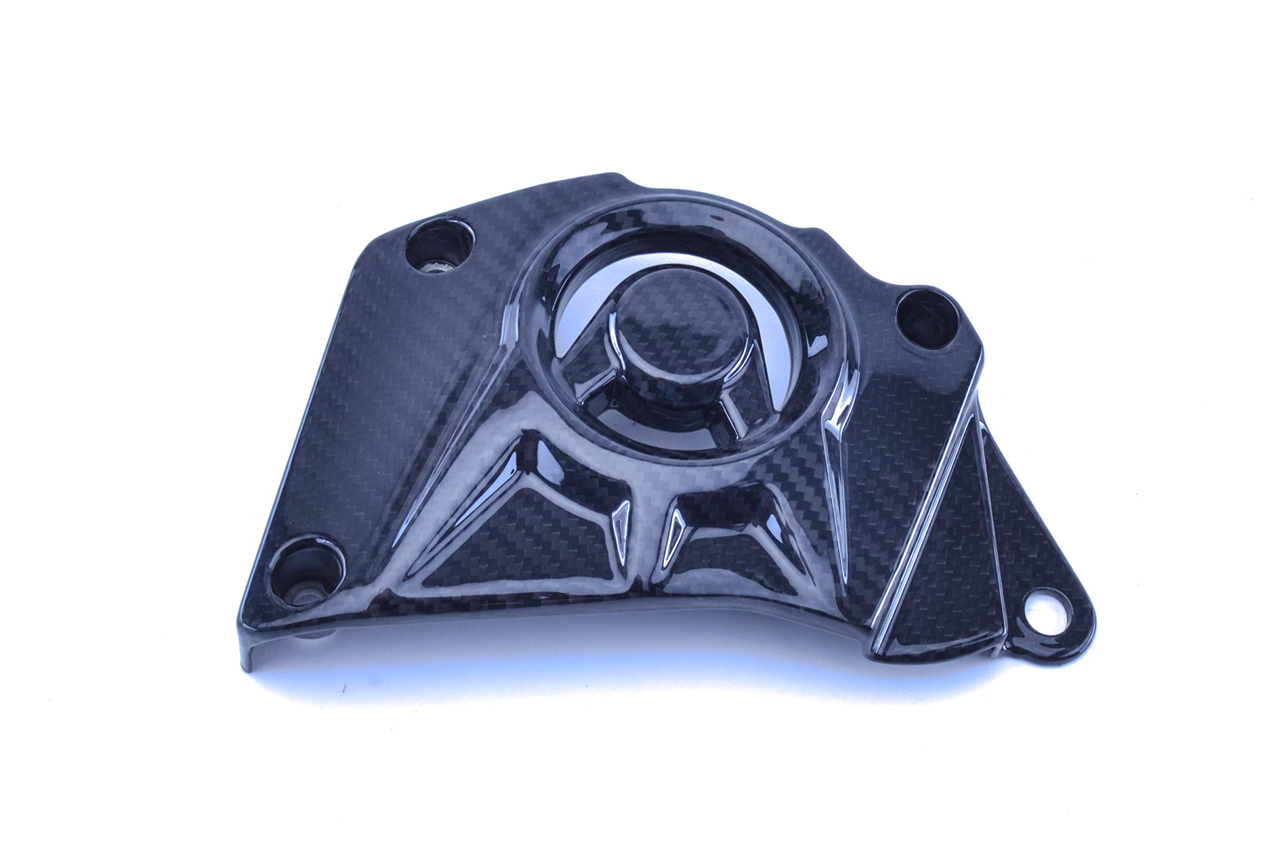Bestem Carbon Fiber Sprocket Cover Twill Weave for 2015-2019 BMW S1000RR Motorcycle - Lightweight & Durable Aftermarket Part for Racing & Street Performance