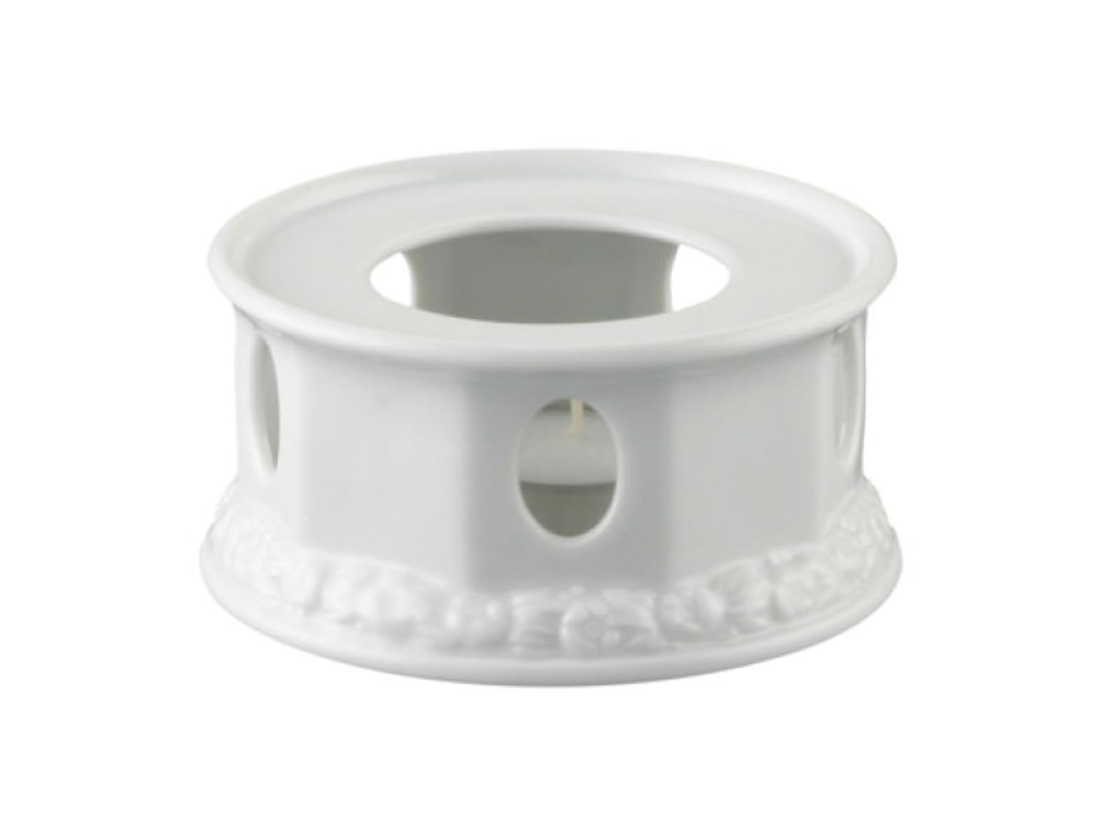Rosenthal Maria 10430-800001-02000 White Tea Warmer - Elegant Electric Tea Light Candle Warmer for Home, Office & Gifts