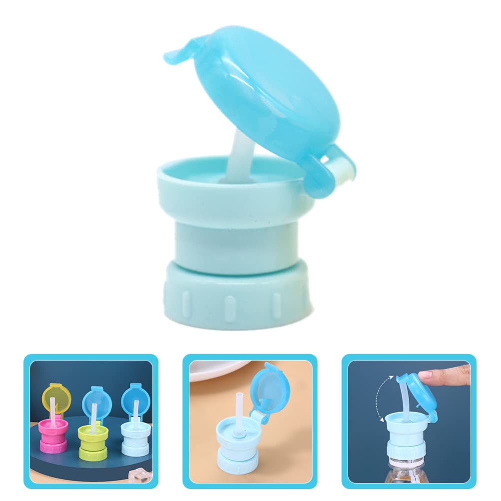 Spill-Proof Toddler Bottle Lid Cover - Leak-Proof Conversion Top for Juice, Soda & Beverages - Child-Safe Anti-Spill Cap for Kids' Drink Bottles - Perfect for Travel, School & Mess-Free Snacking
