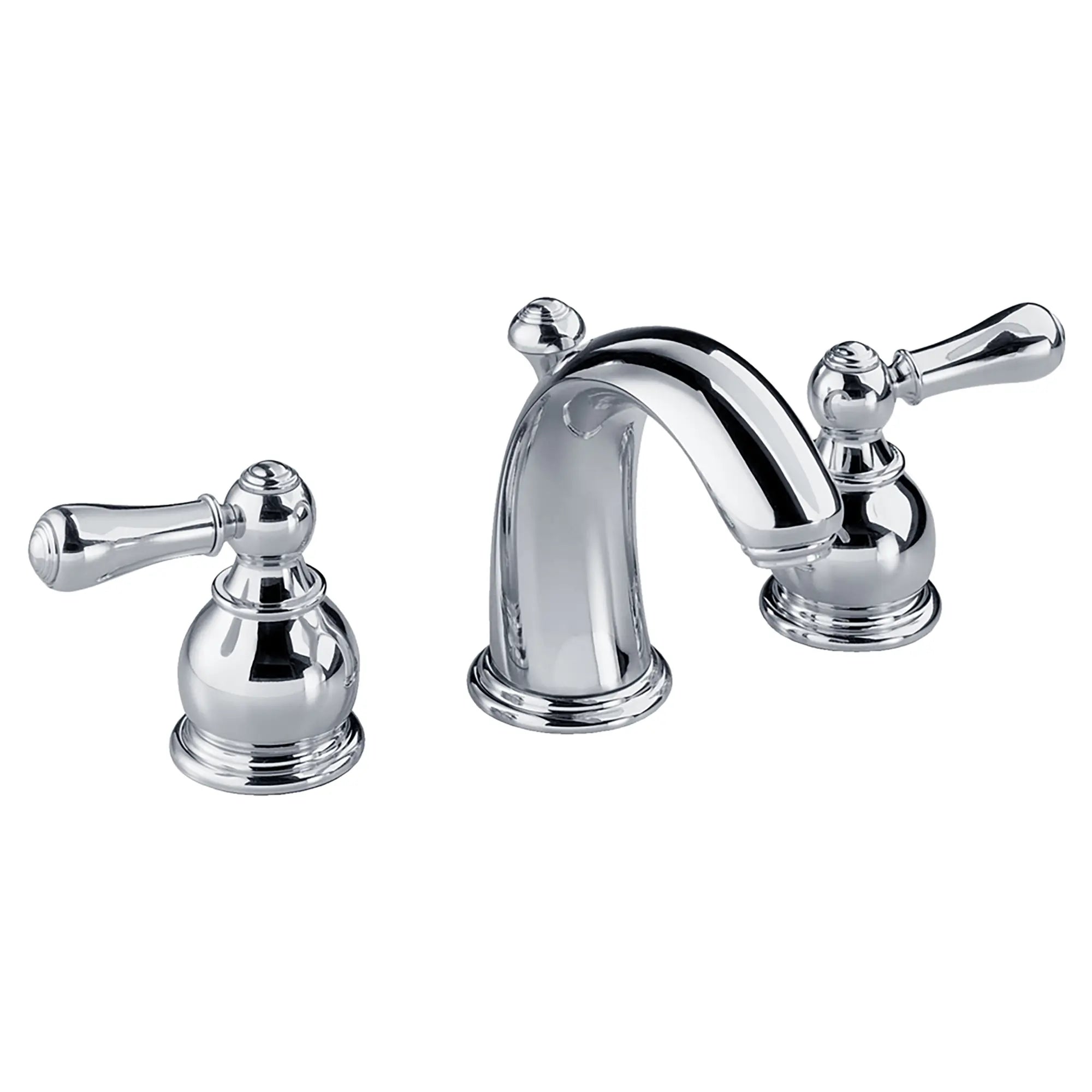 Hampton 8 Inch Widespread Bathroom Sink Faucet - 2 Handle High Arc Brushed Nickel Bathroom Faucet for Vanity Sink, Perfect for Modern & Traditional Bathroom Decor