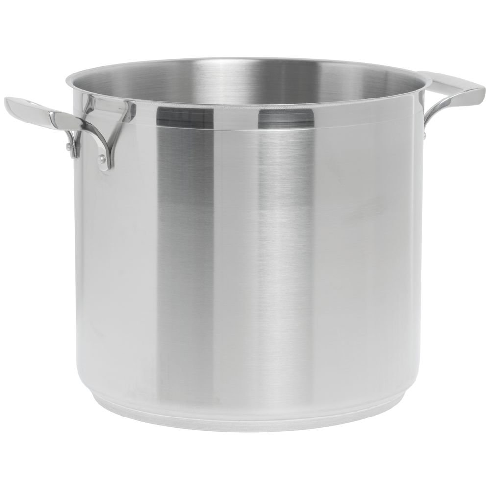 16 qt Stainless Steel Deep Stock Pot with Lid - Commercial Grade Heavy Duty Cooking Pot for Soups, Stews, Pasta - Perfect for Restaurants, Catering & Home Kitchens