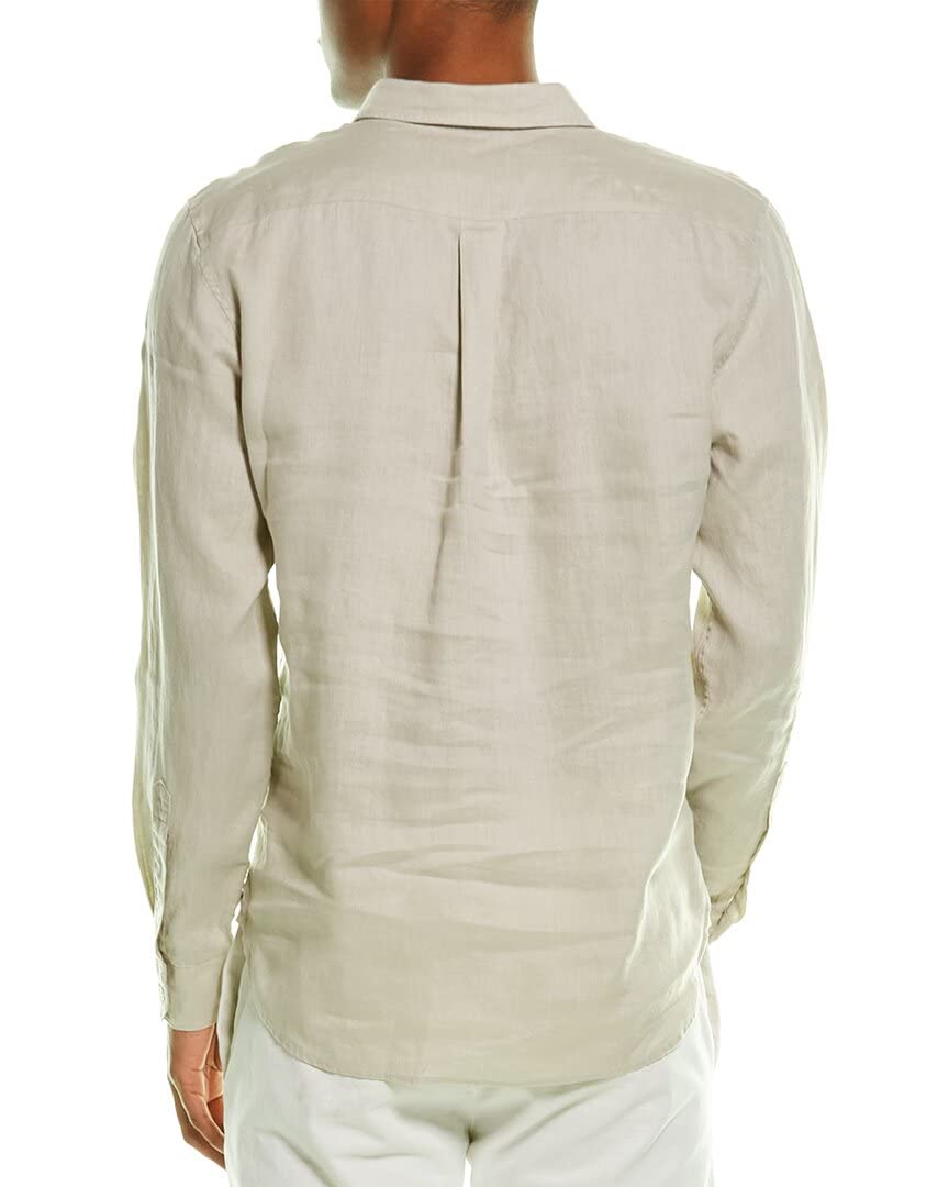 Vince Men's Linen Shirt | Breathable Summer Casual Button Down Shirt for Men | Perfect for Beach, Vacation & Outdoor Activities